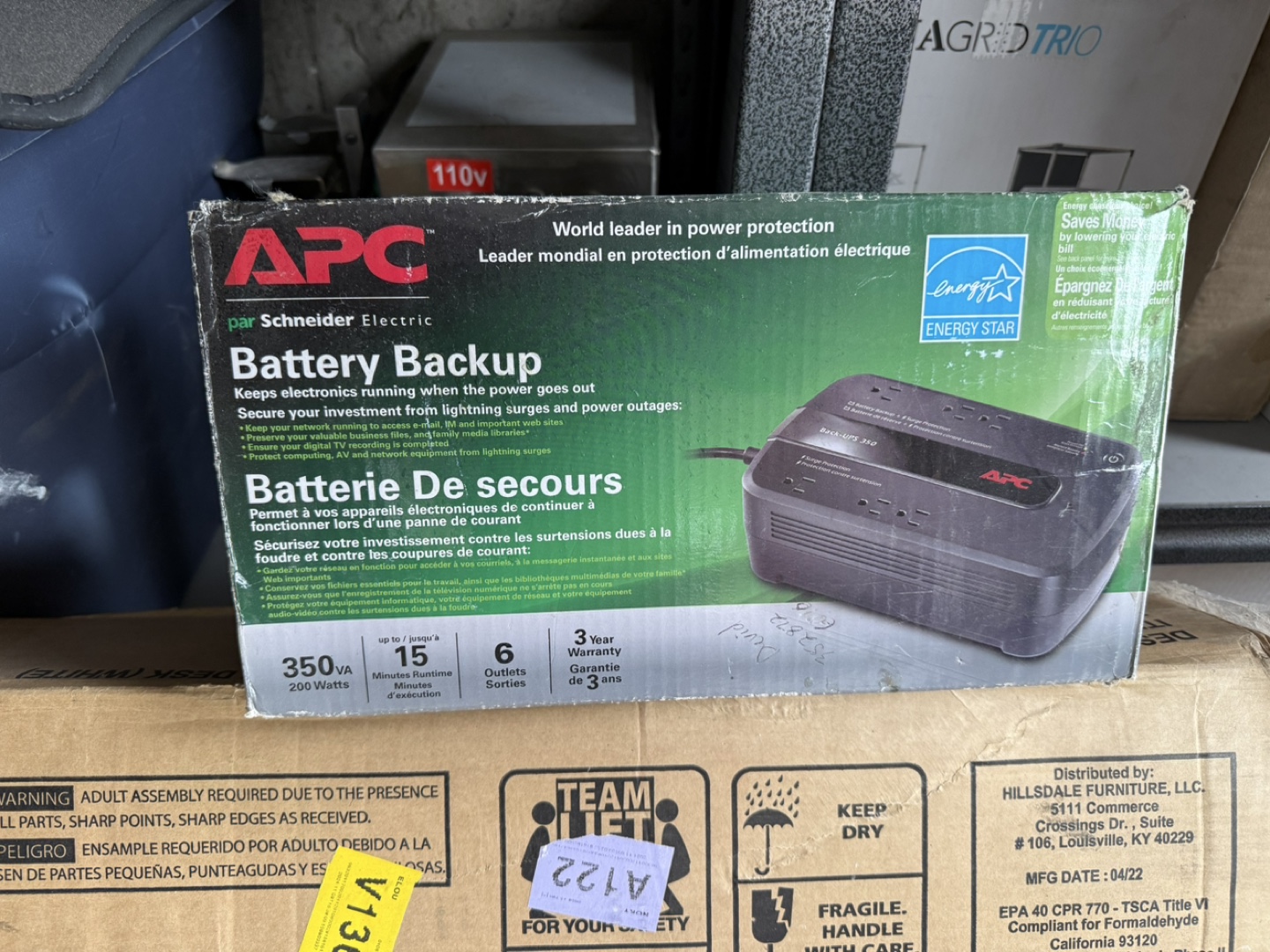 APC Back-UPS 350 Power Backup - photo 2