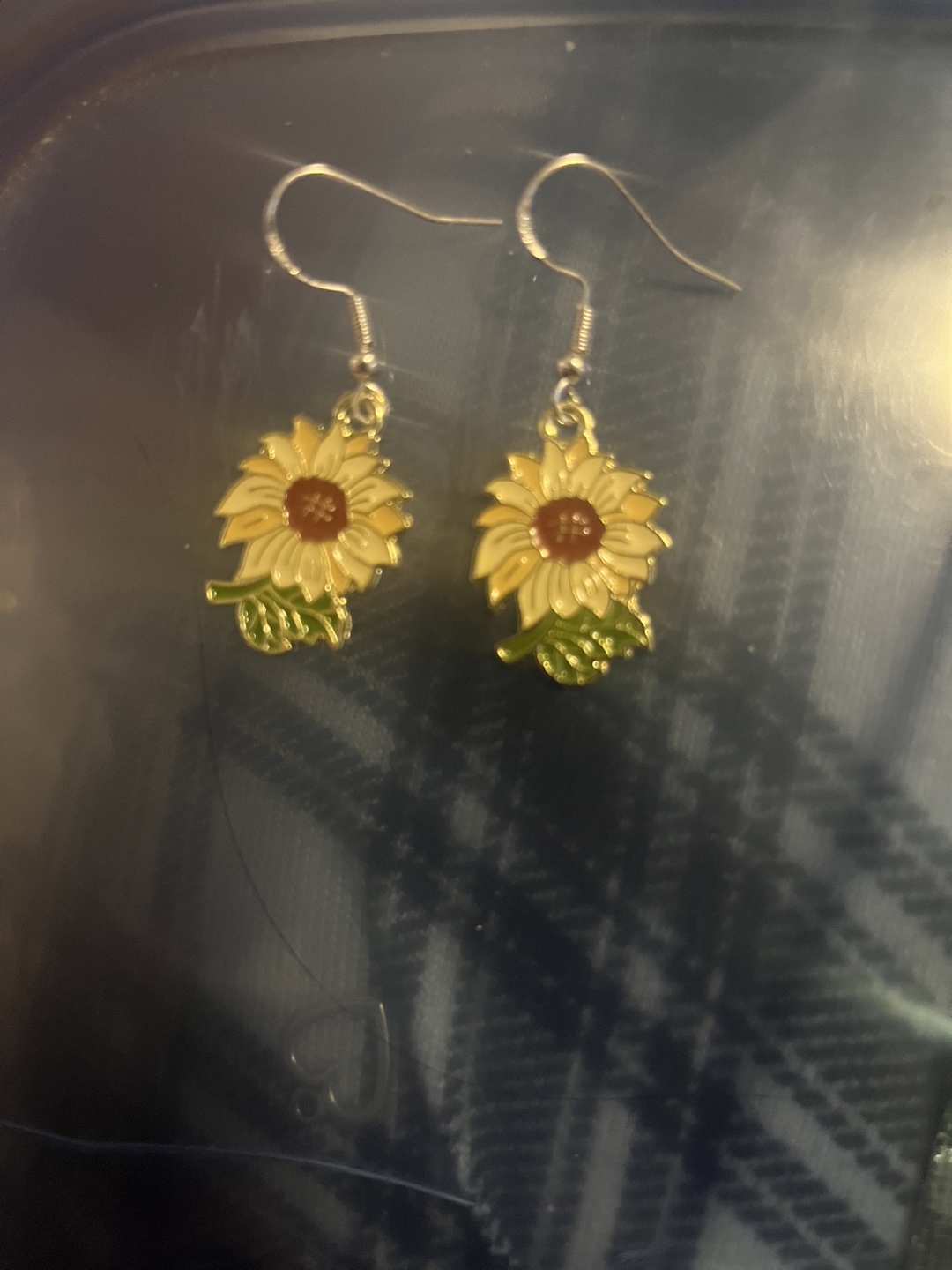 Sunflower Dangle Earrings