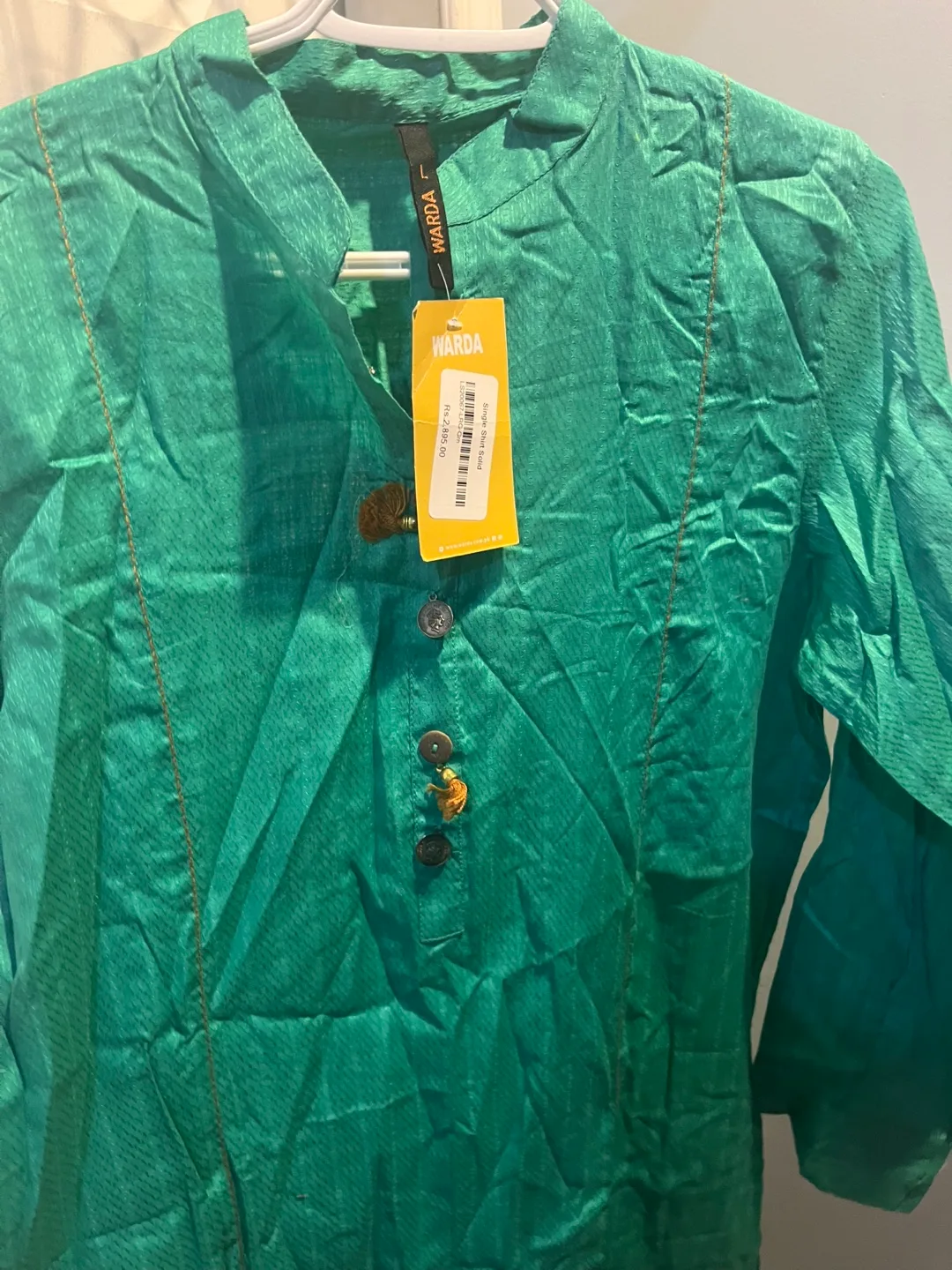 Warda Teal Green Kurti thumbnail