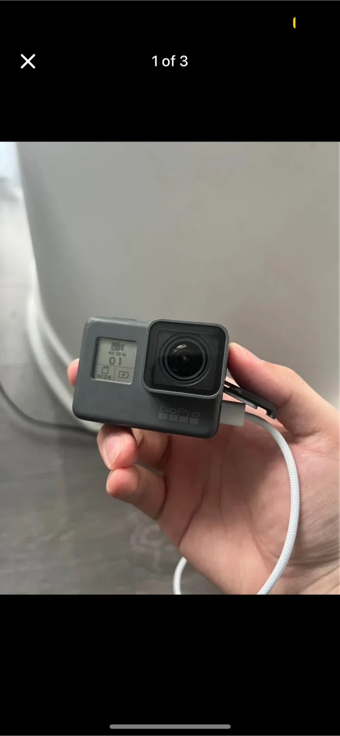 GoPro Hero 5 Black Action Camera with Head Strap & Case thumbnail
