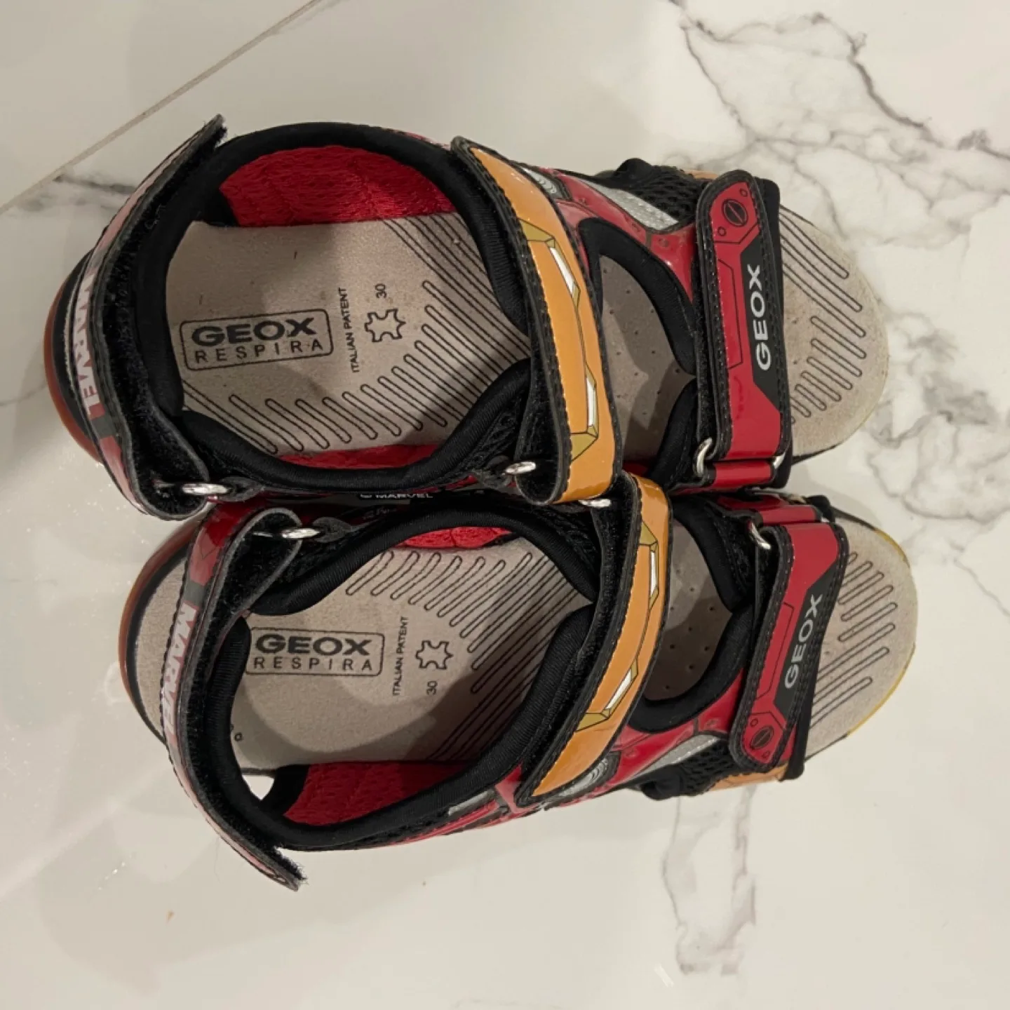 Size 30/12 kids Marvel Geox sandals image indicator(5)