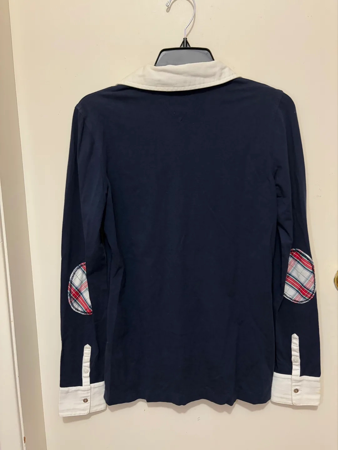 *New* Tommy Hilfiger Collared Long Sleeve Navy Blue - Small image indicator(2)