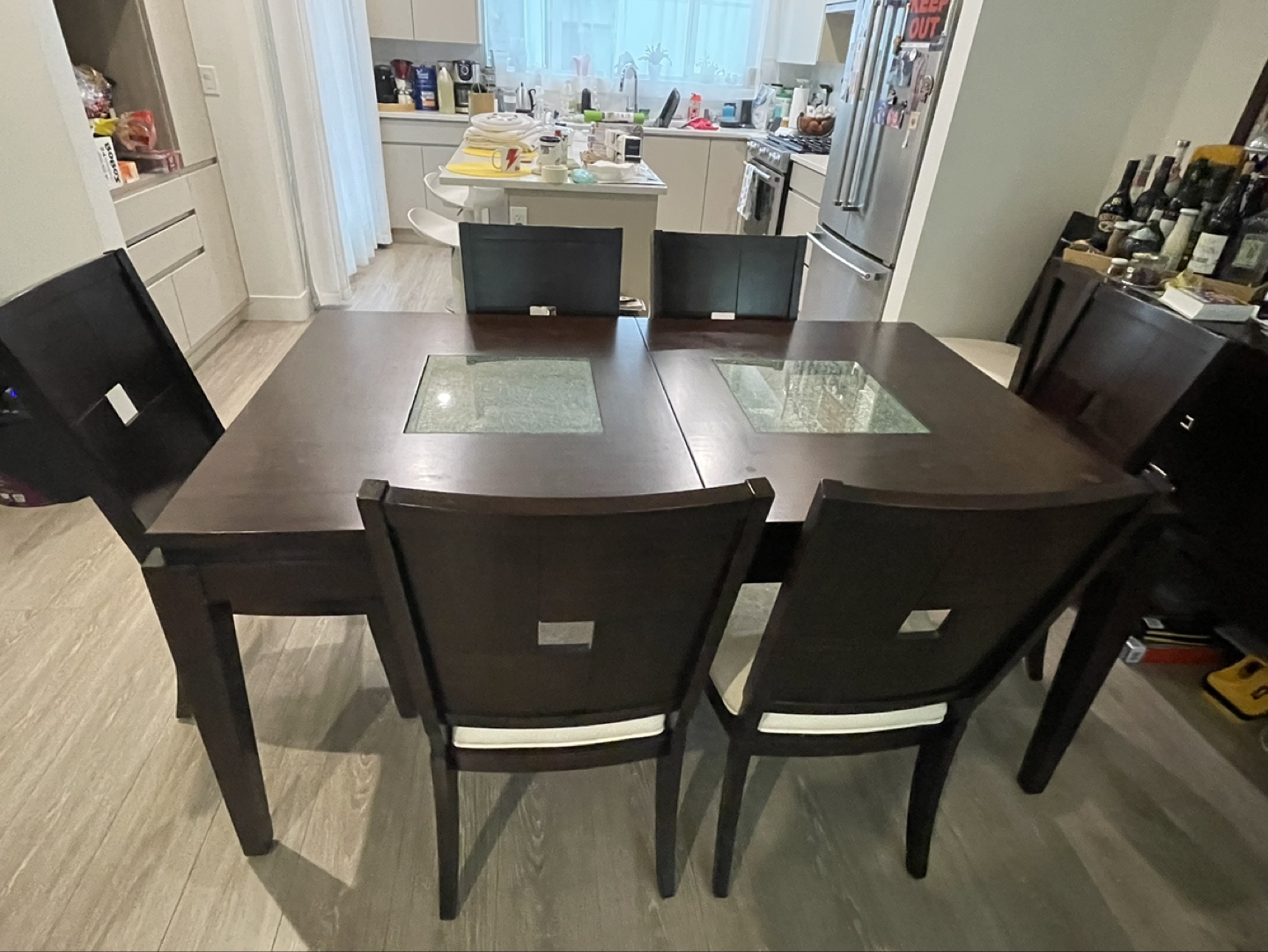 Designer solid wood dining set