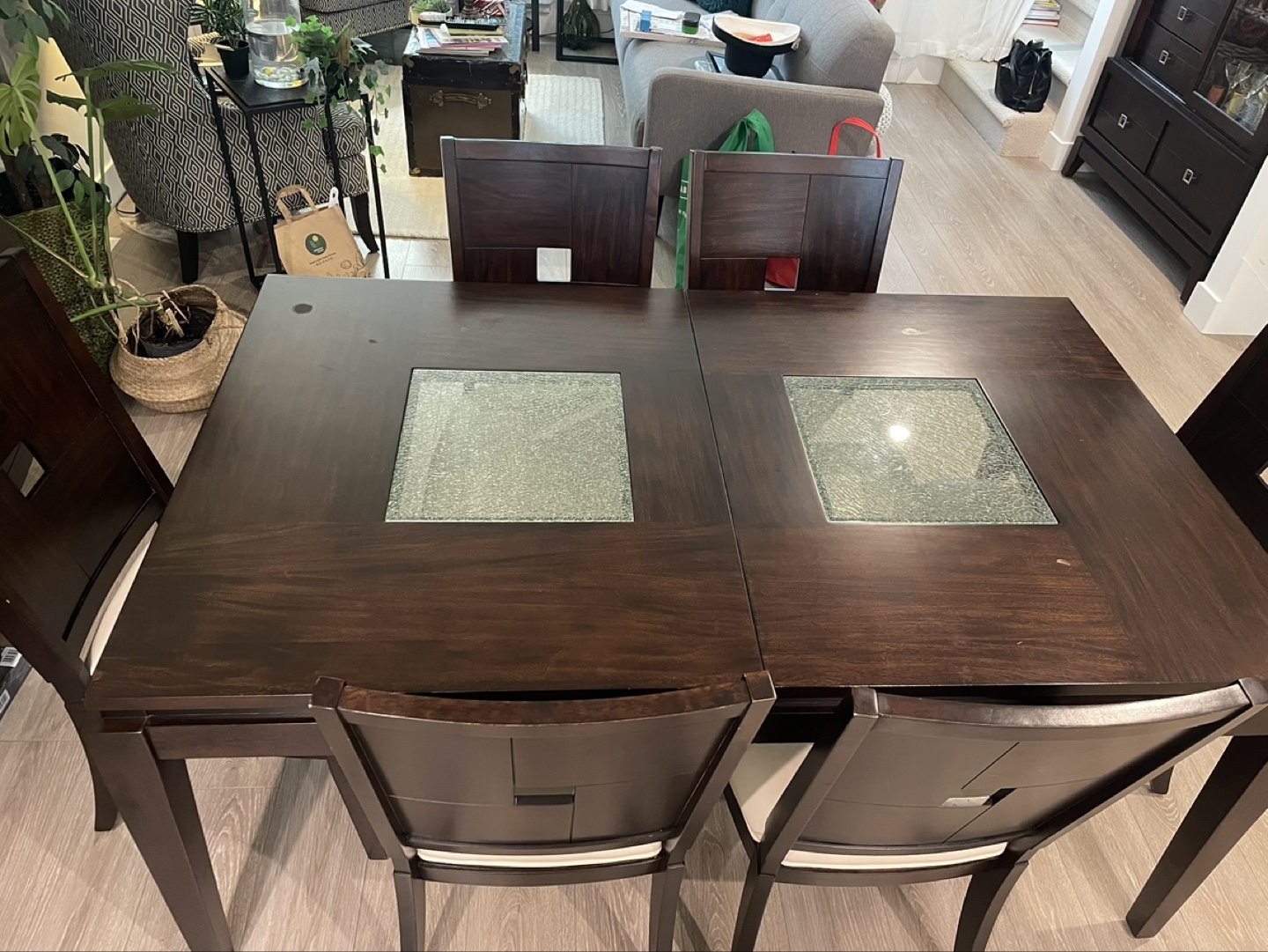 Designer solid wood dining set - photo 2
