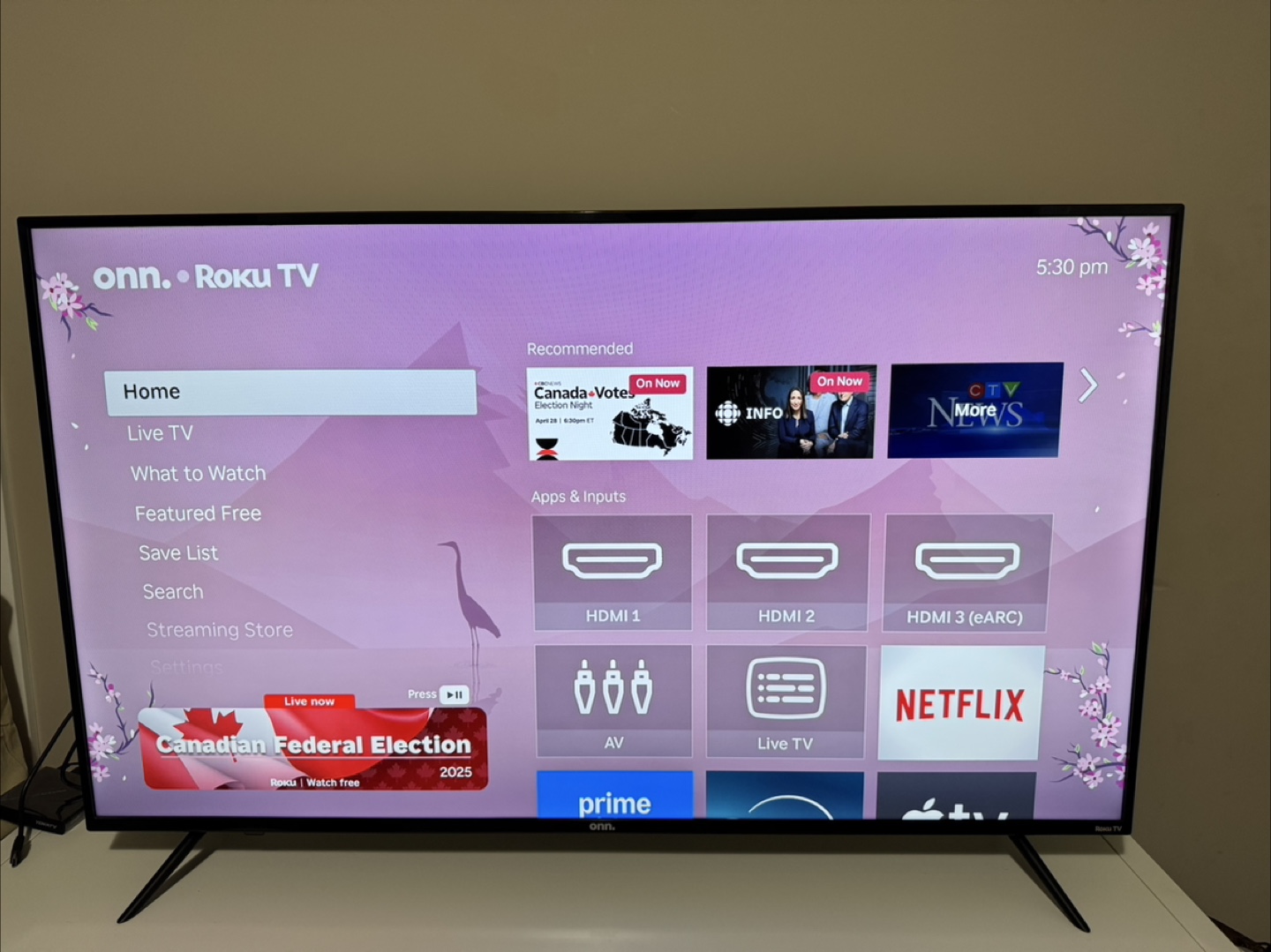 Onn Roku TV 50 inch Smart TV