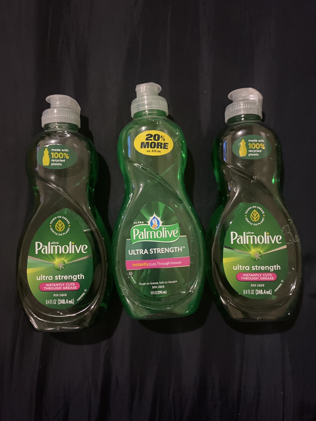 3 Bottles Palmolive Ultra Strength Dish Soap