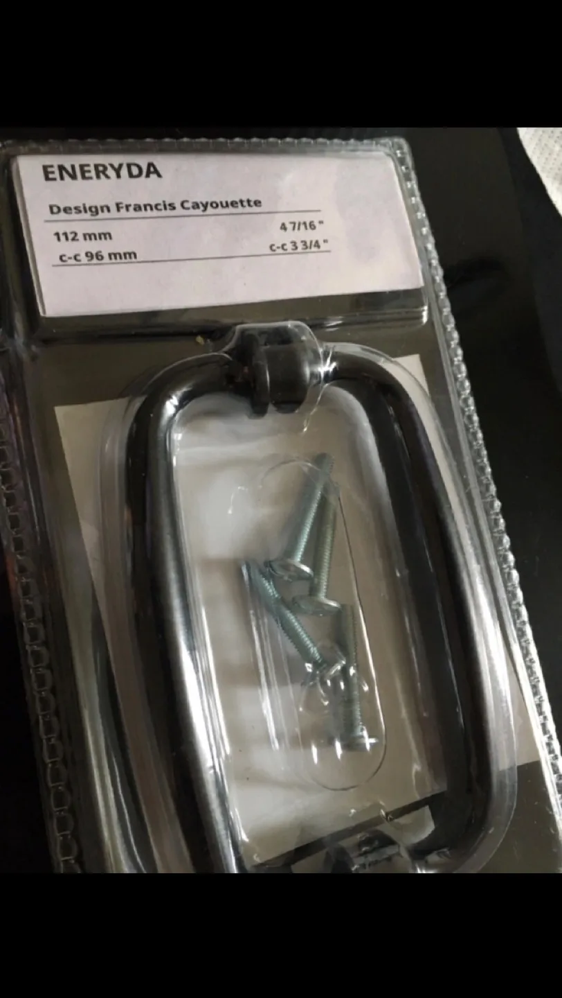 IKEA ENERYDA Black Cabinet Pull thumbnail