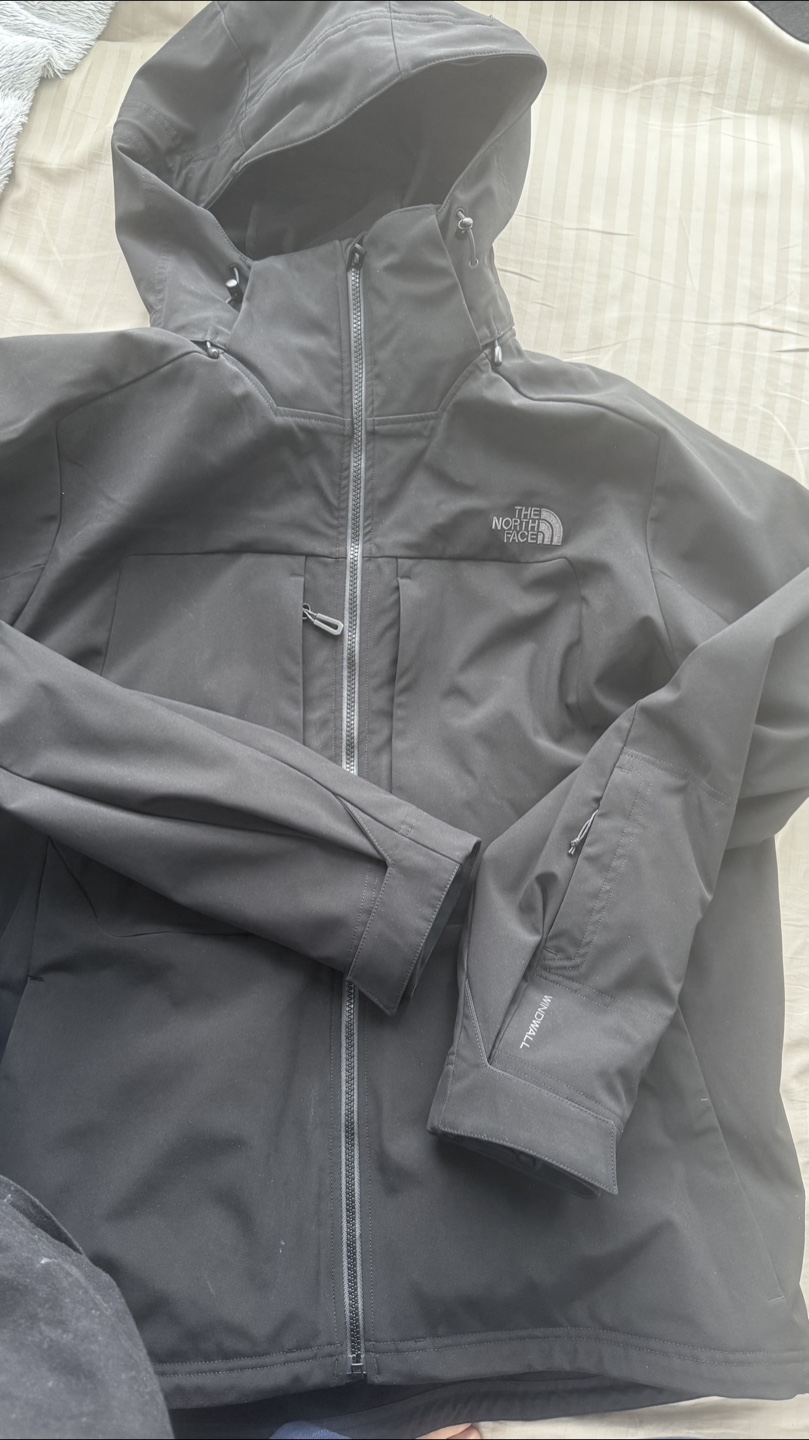 The North Face Men's Black Windwall Jacket - Size XL/TG