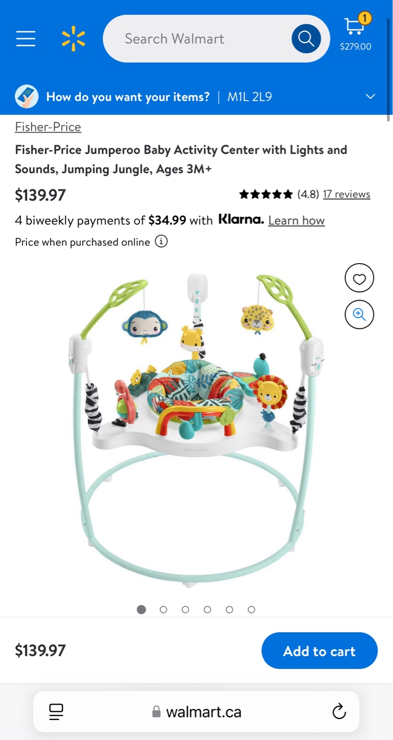 Fisher-Price Jumperoo Baby - Jumping Jungle