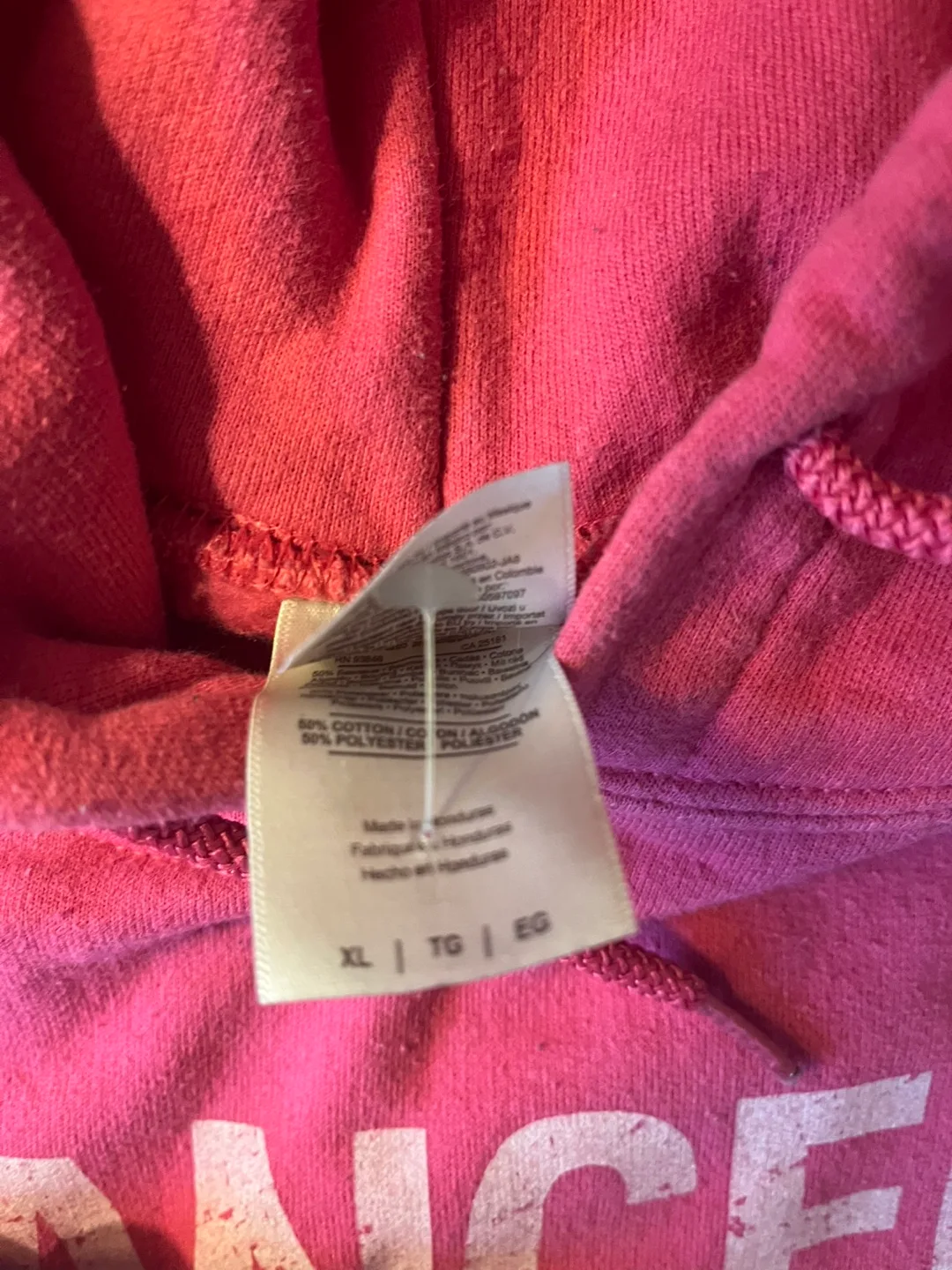 Pink Cancer Sucks Hoodie - Size XL image indicator(3)