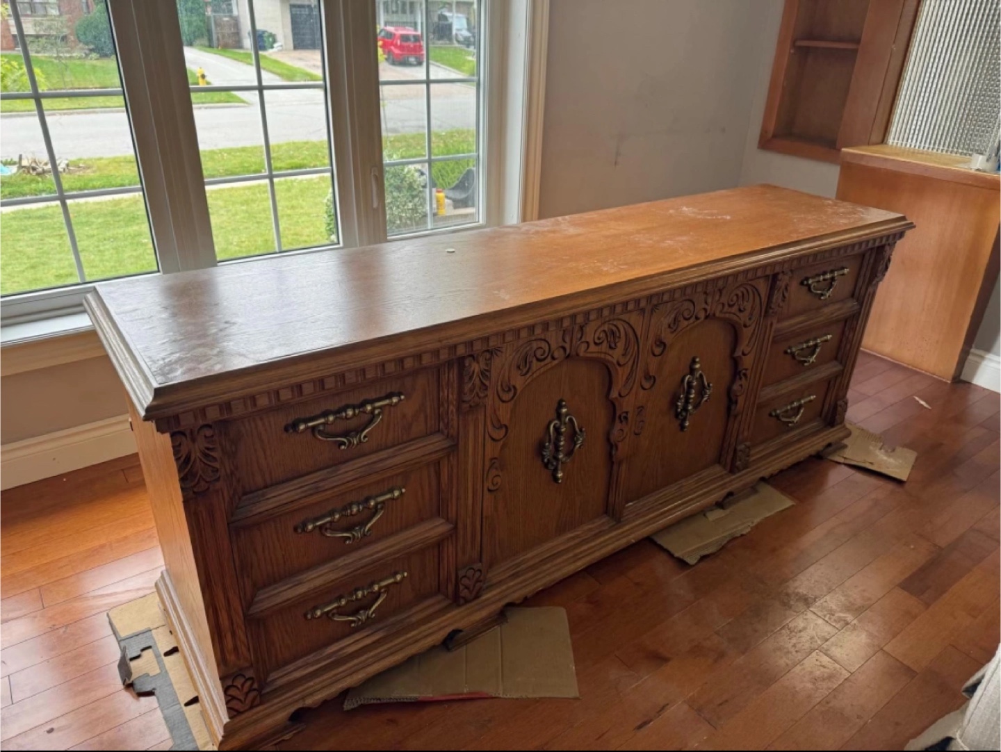 Vintage Wooden buffet cabinet