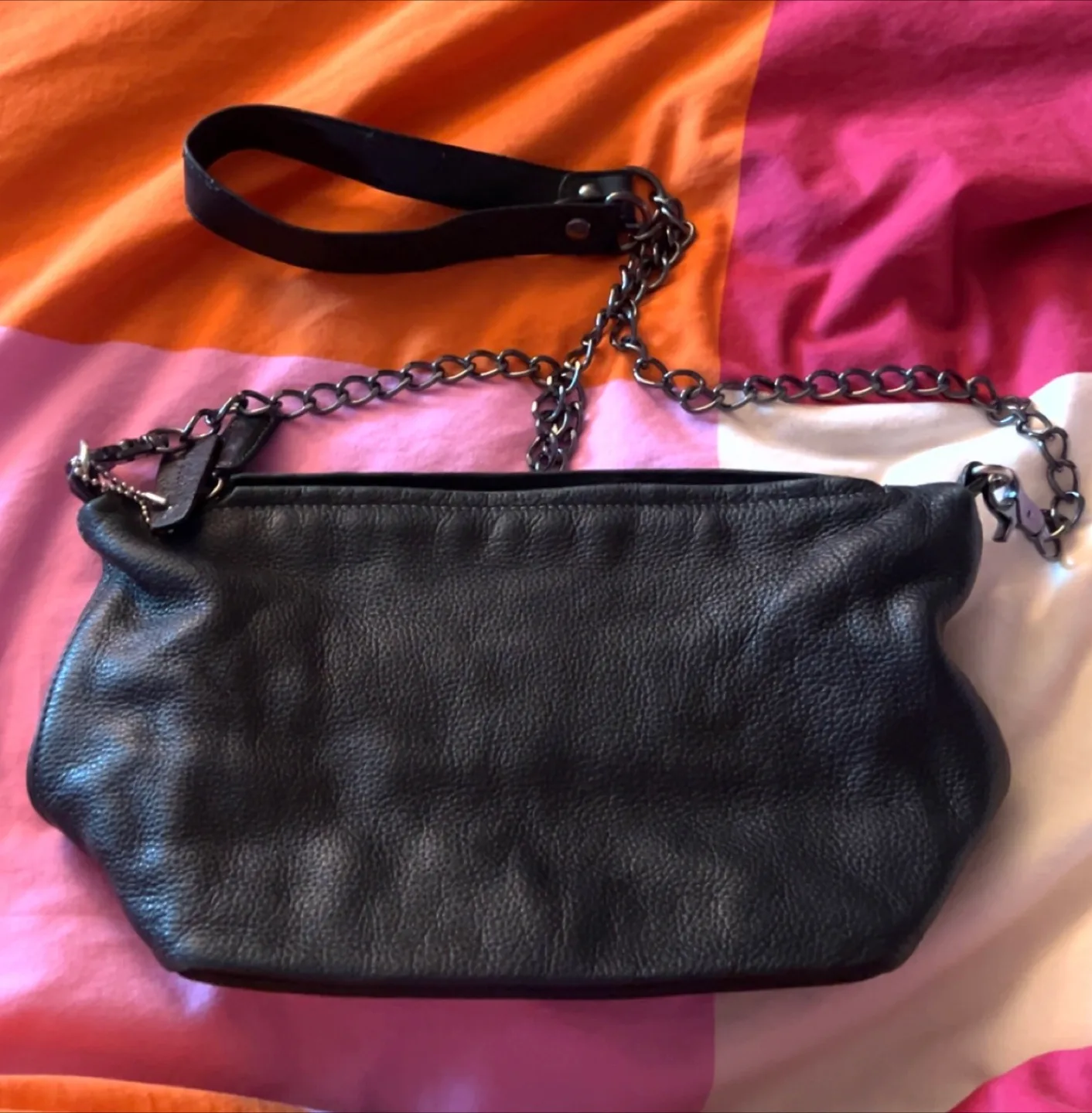 Tignanello Black Leather Purse thumbnail