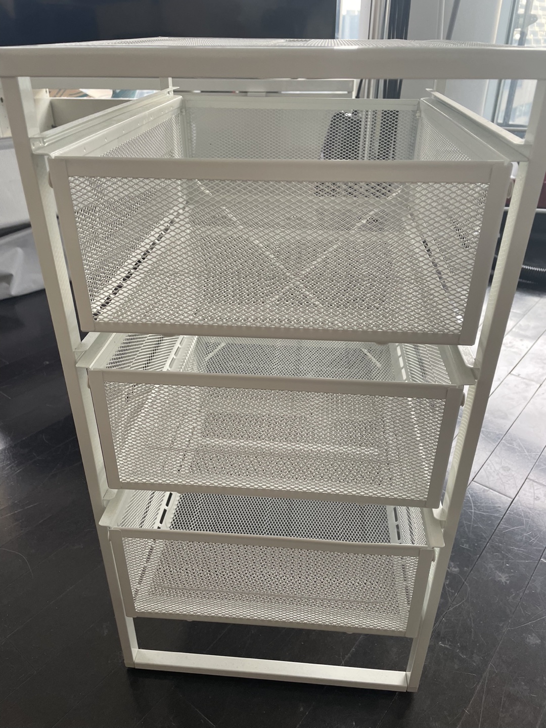 IKEA White Metal 3-Drawer Organizer