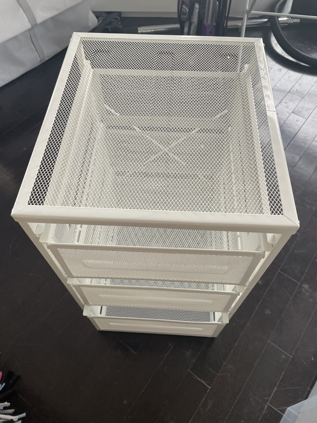 IKEA White Metal 3-Drawer Organizer - photo 2