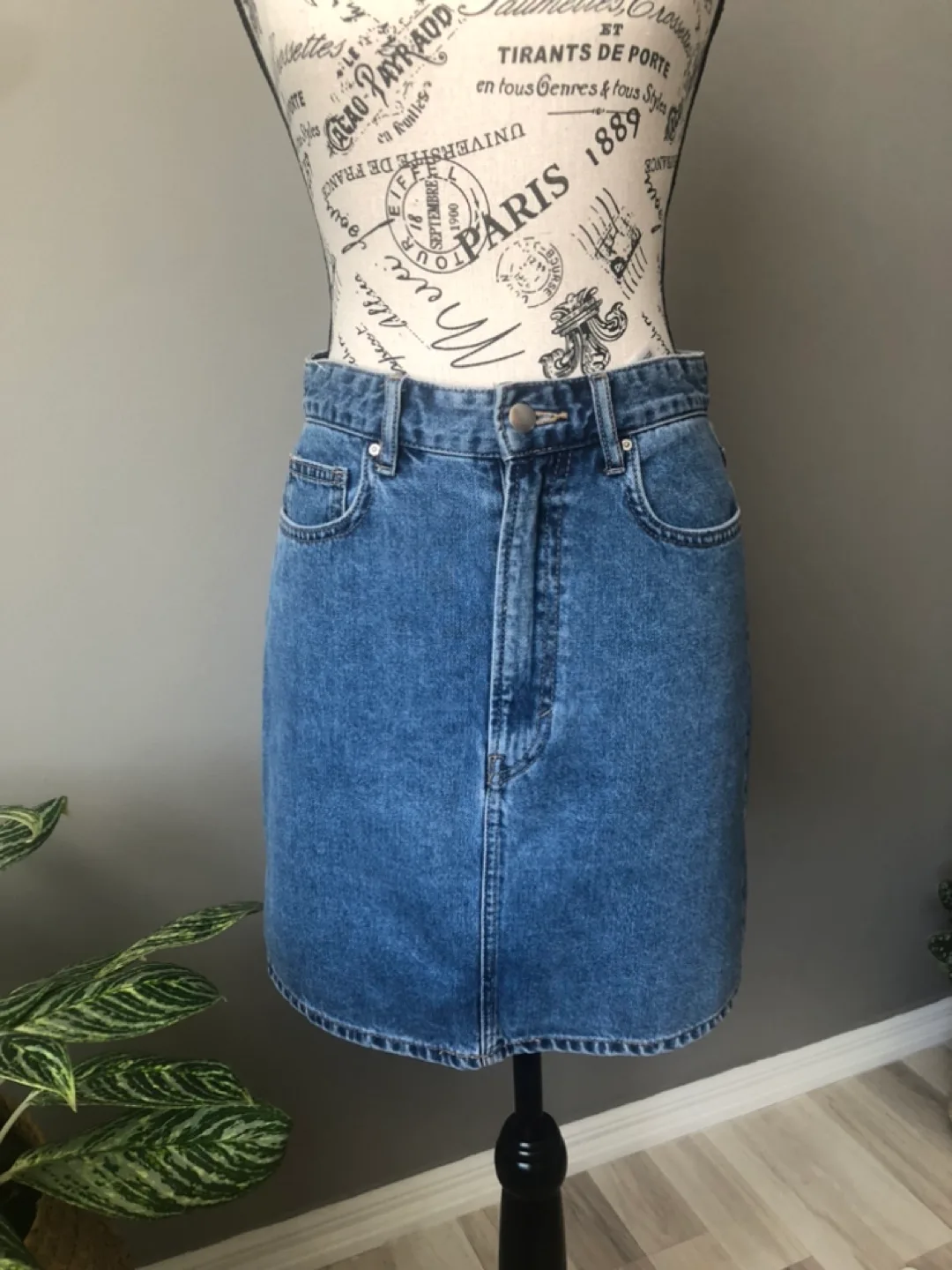 Women's Denim Mini Skirt thumbnail