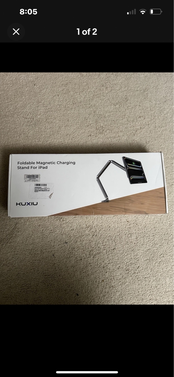 Kuxiu Foldable Magnetic Charging Stand for iPad - photo 2