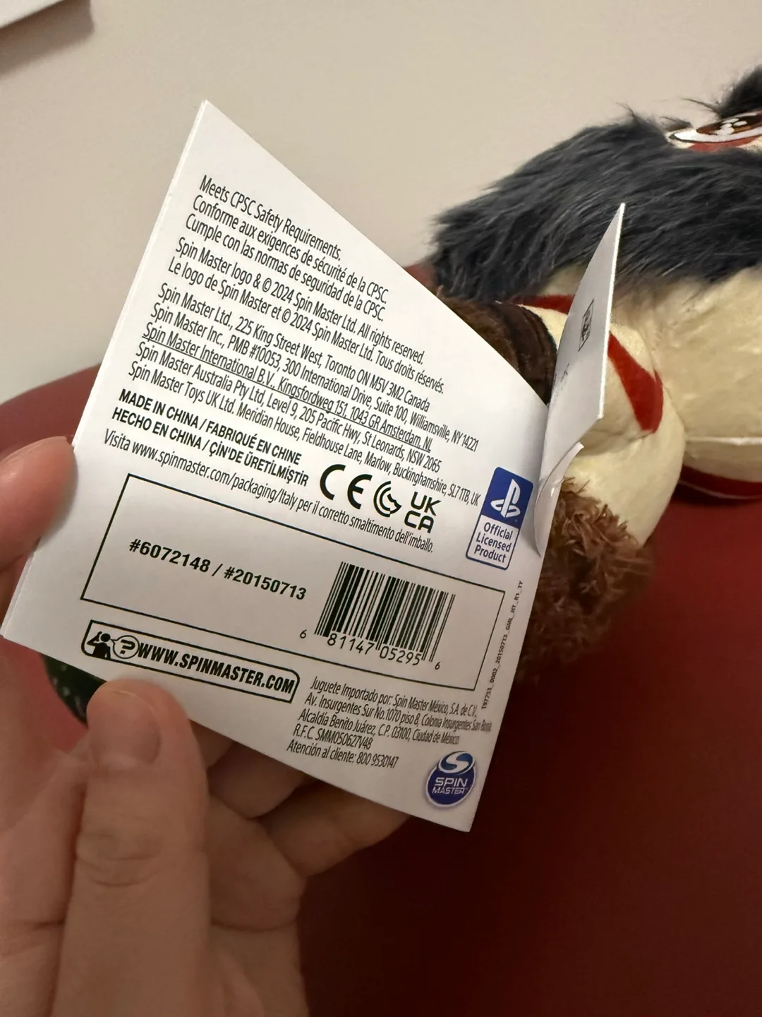 BNWT God of War Ragnarök Kratos Plush image indicator(4)