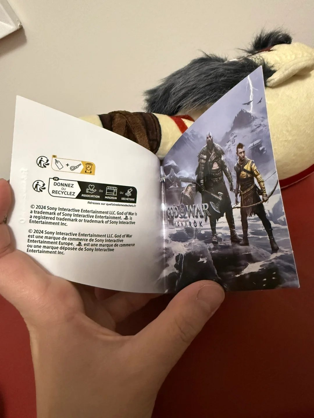 BNWT God of War Ragnarök Kratos Plush image indicator(5)