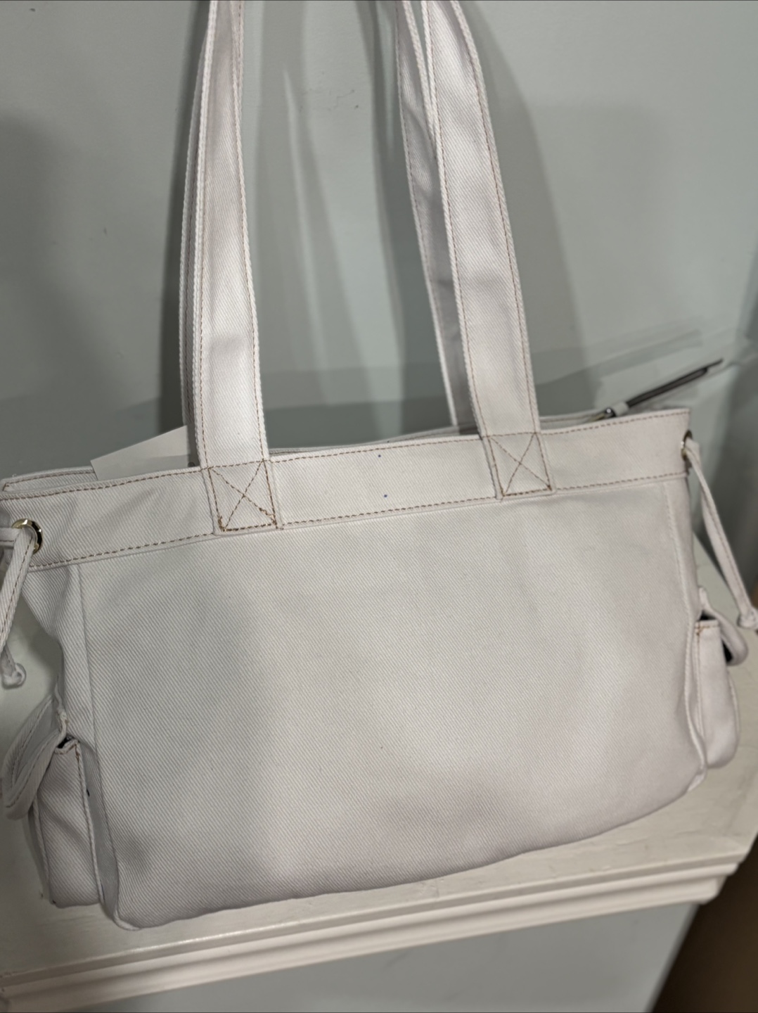 True Religion Brand Jeans White Tote Bag - photo 5