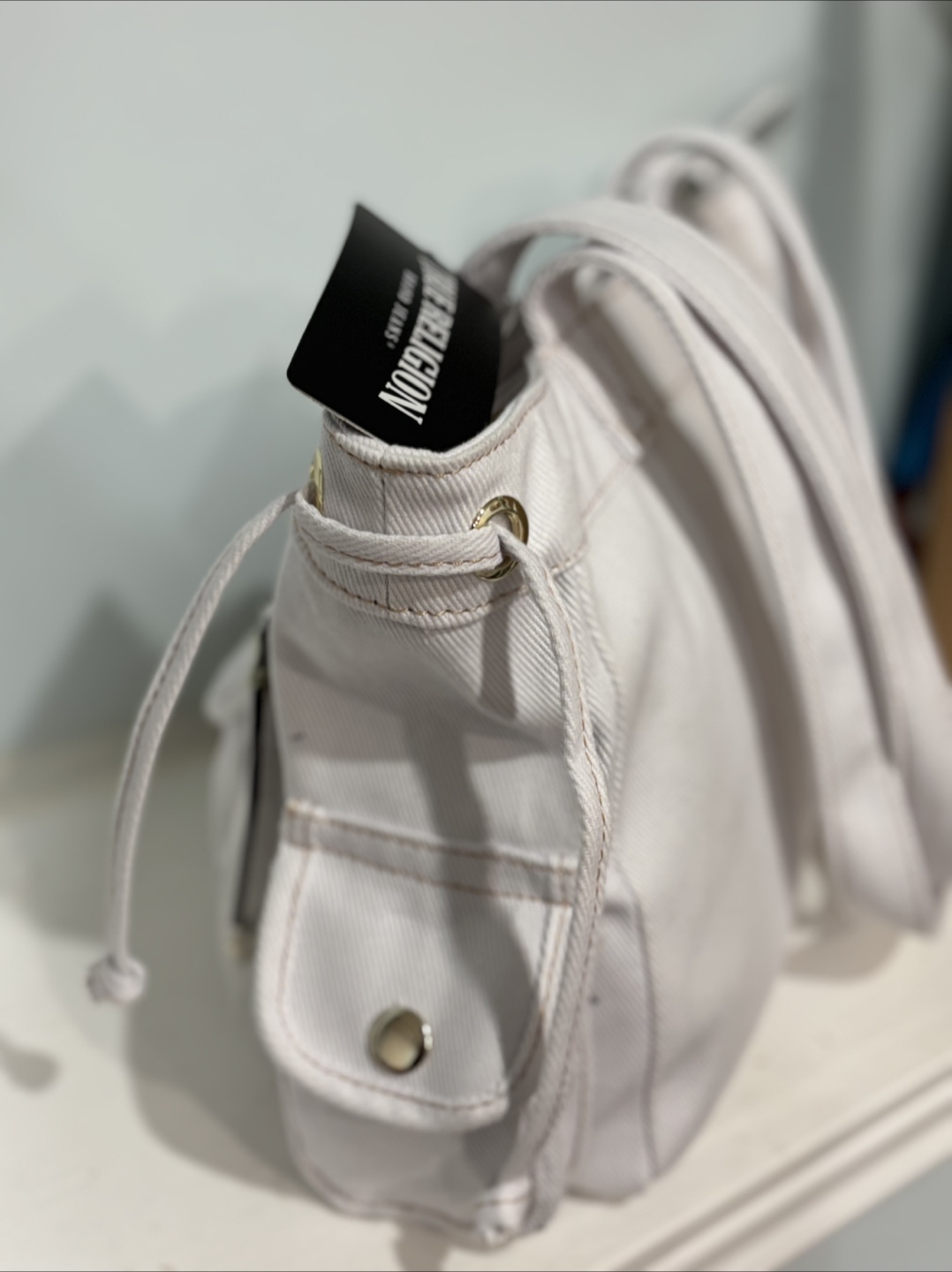 True Religion Brand Jeans White Tote Bag - photo 4