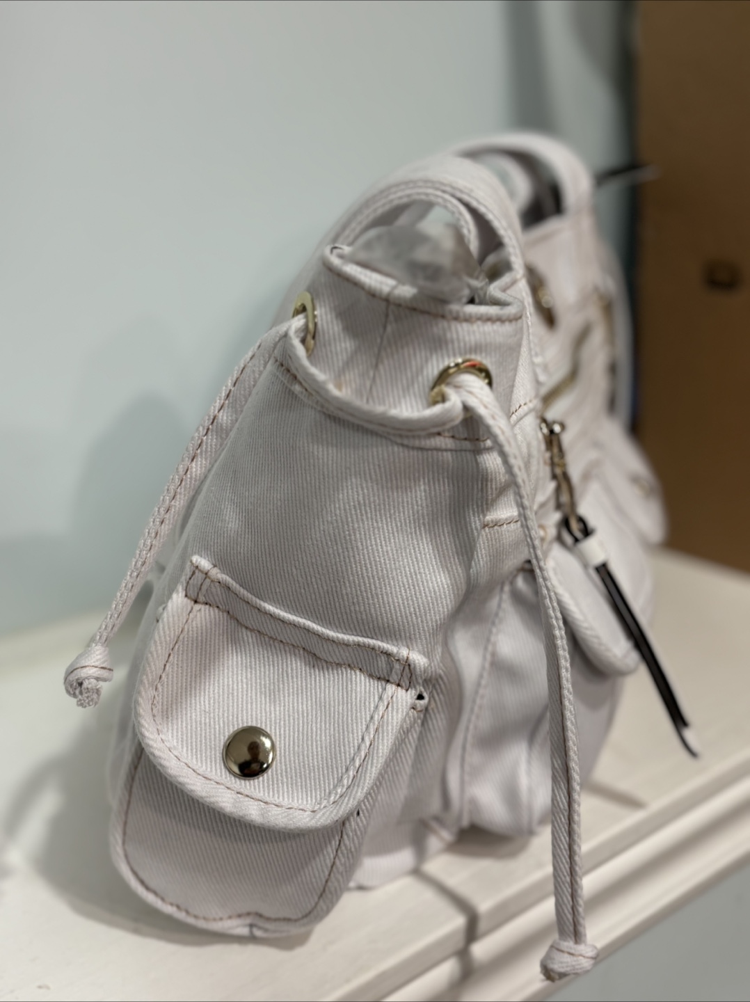 True Religion Brand Jeans White Tote Bag - photo 3