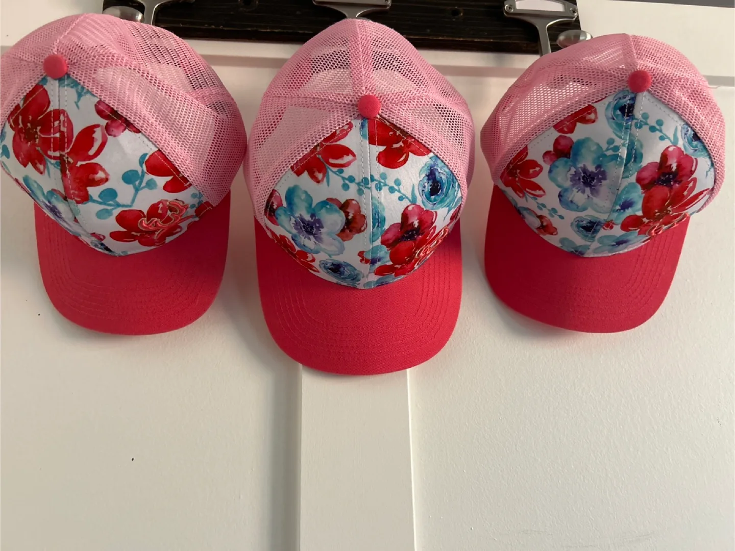 Little Buck Floral Trucker Hats thumbnail