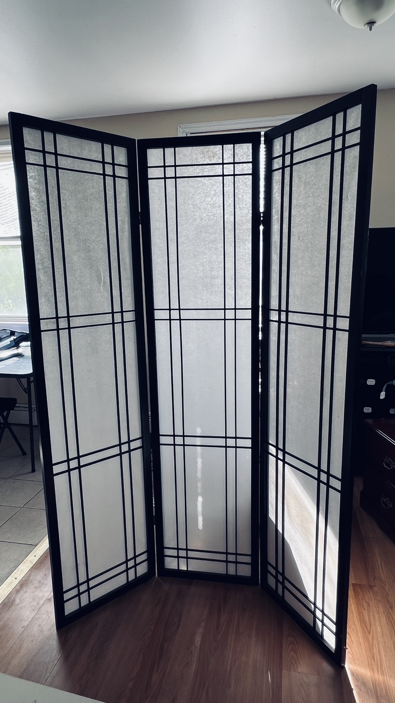 3-Panel Room Divider Screen