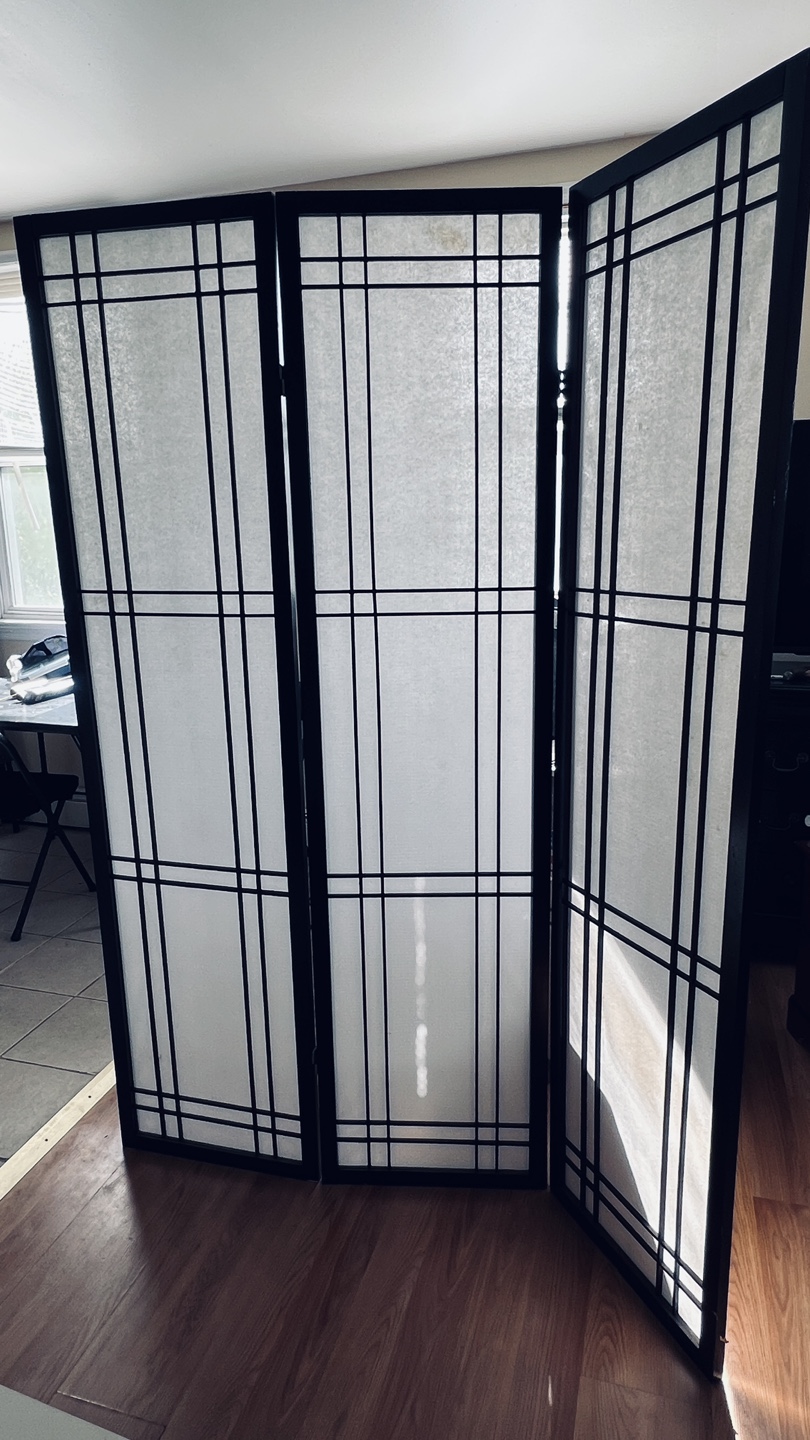 3-Panel Room Divider Screen - photo 2