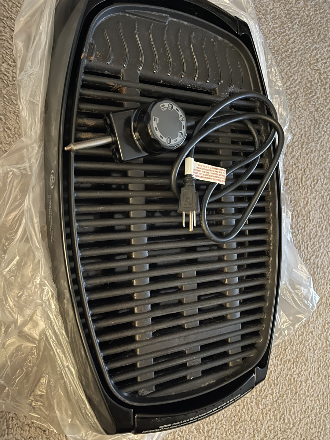 GE Indoor/Outdoor Electric Grill