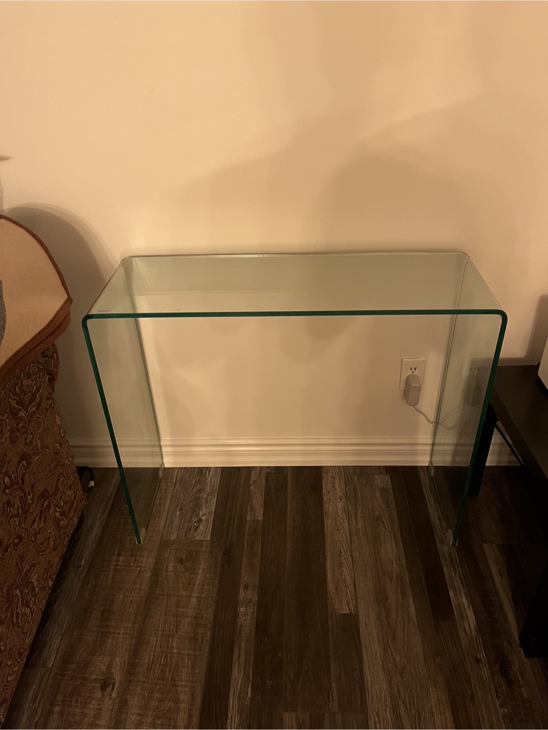 Contemporary Glass Console Table