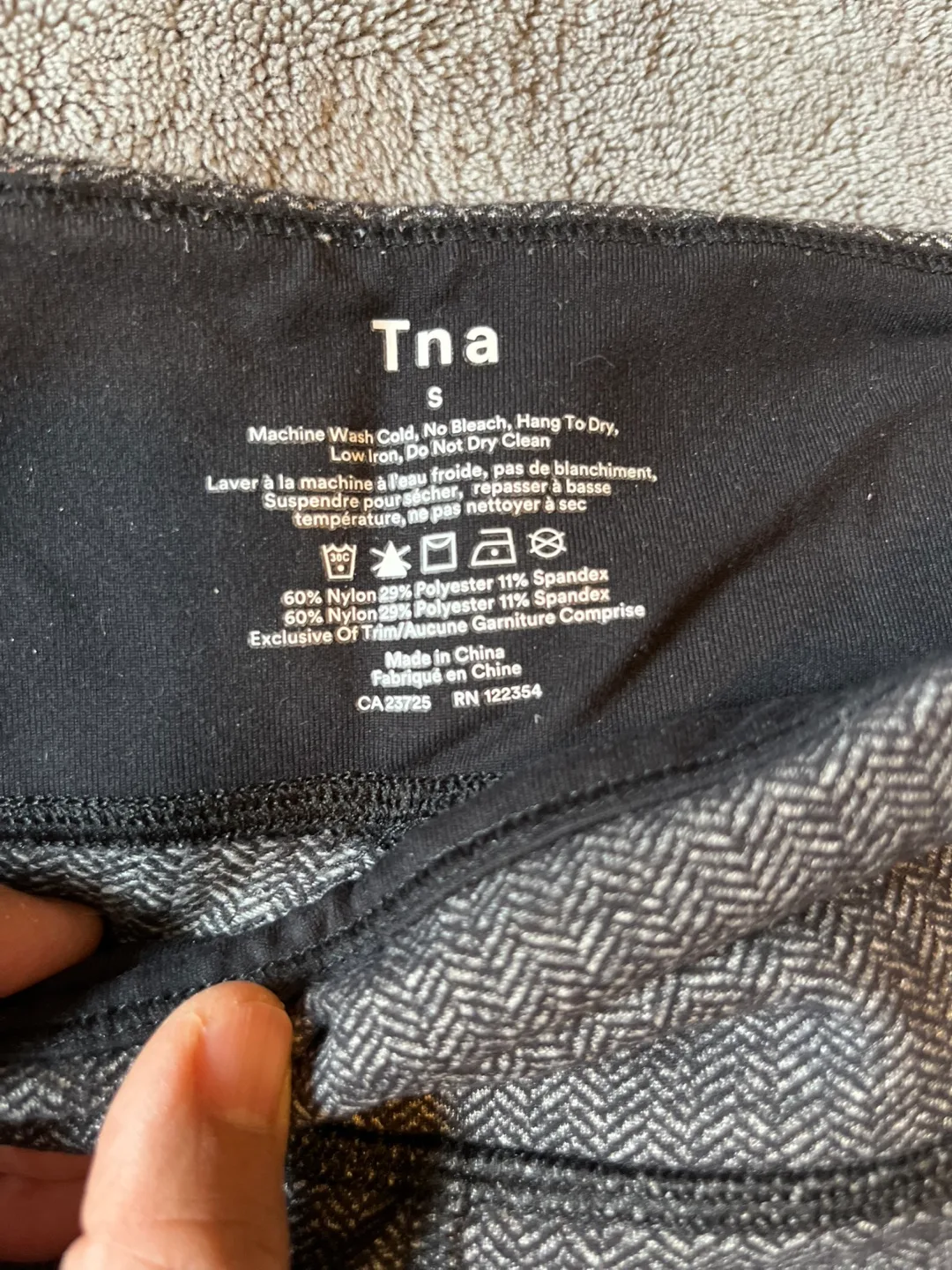 Tna Leggings - Size Small - Herringbone Pattern image indicator(3)