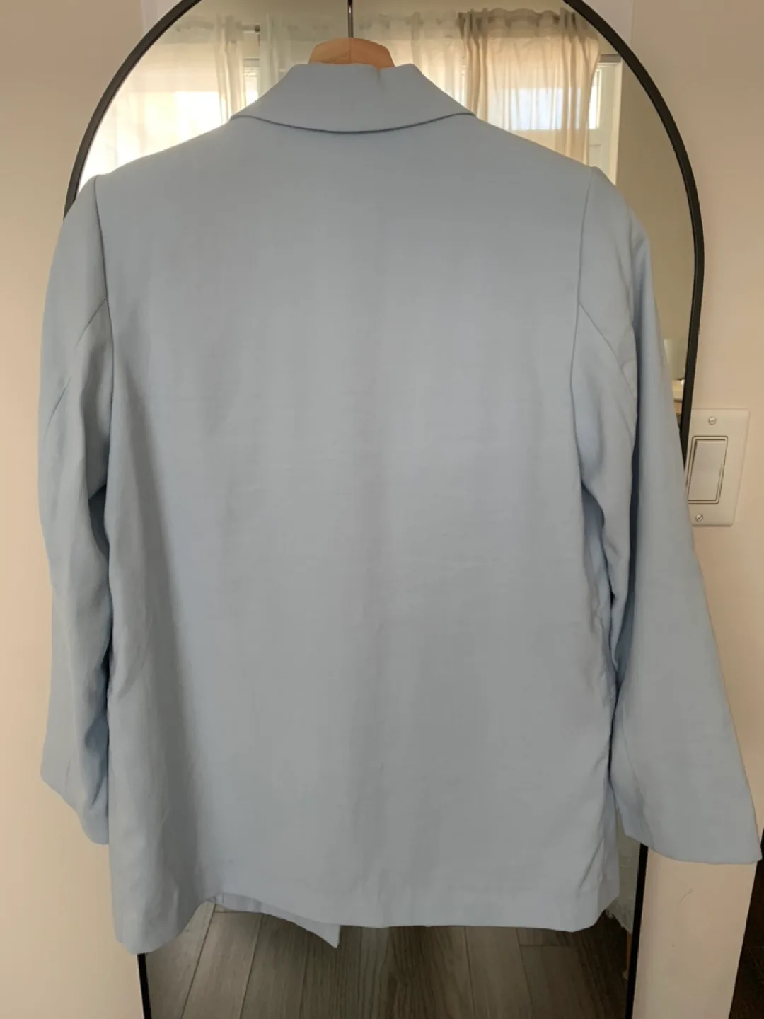 Oversized Light Blue H&M Blazer🇨🇦 image indicator(3)