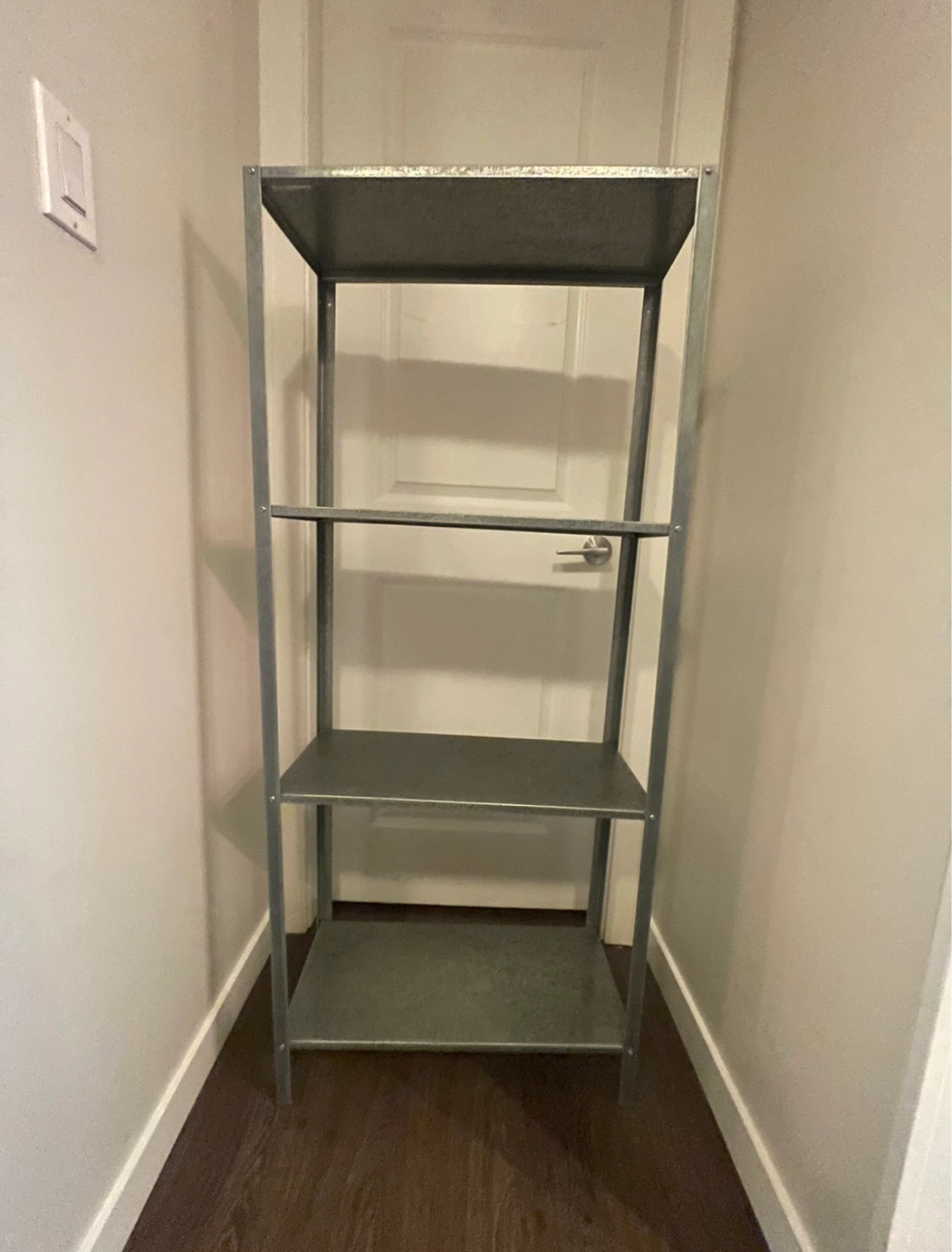 IKEA HYLLIS Shelving Unit - Grey Metal - photo 2