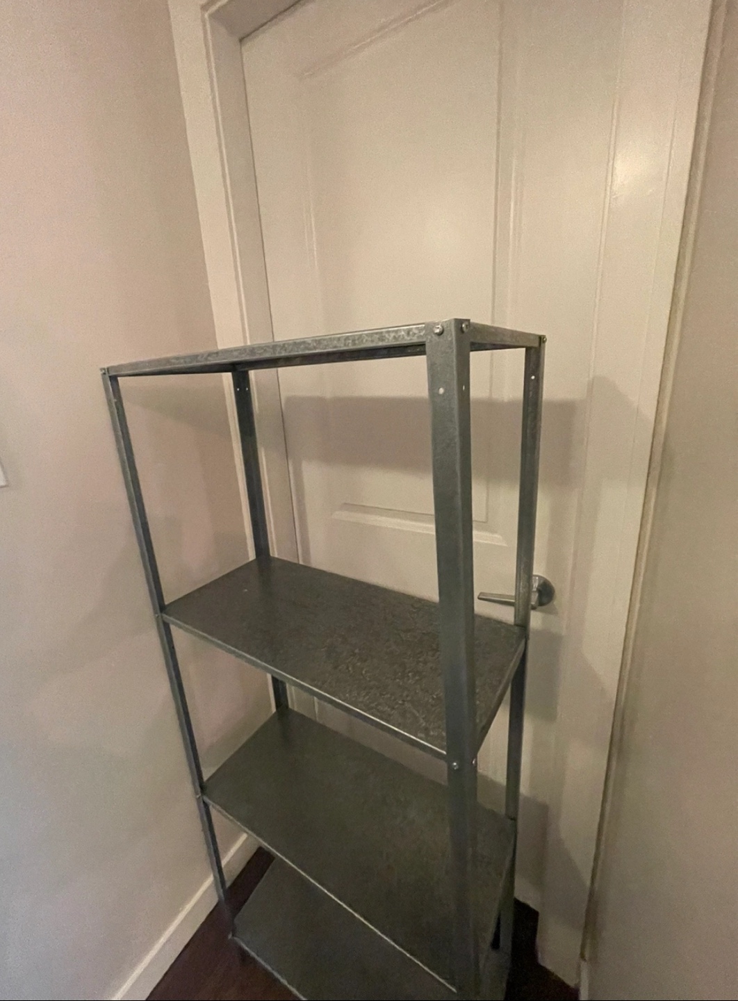 IKEA HYLLIS Shelving Unit - Grey Metal - photo 3