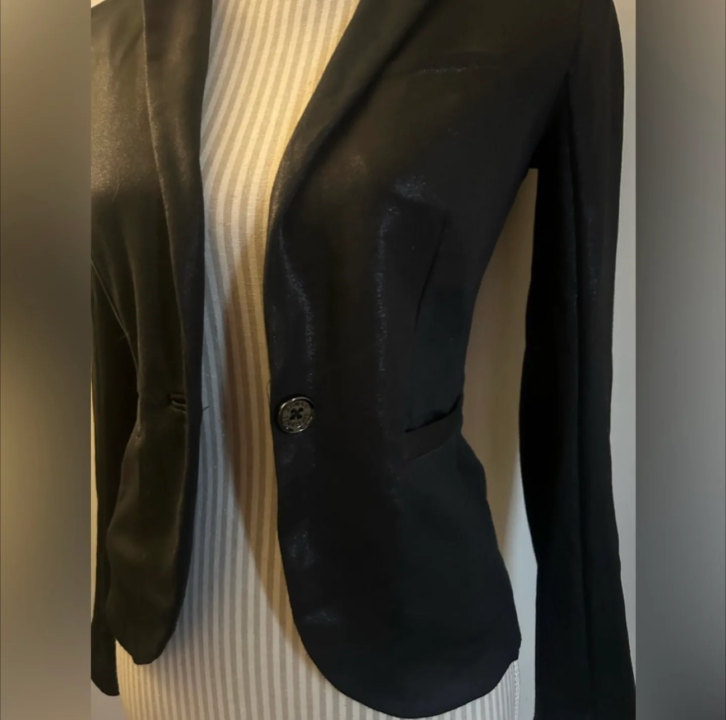 Armani Exchange Black Blazer - Size XS image indicator(6)
