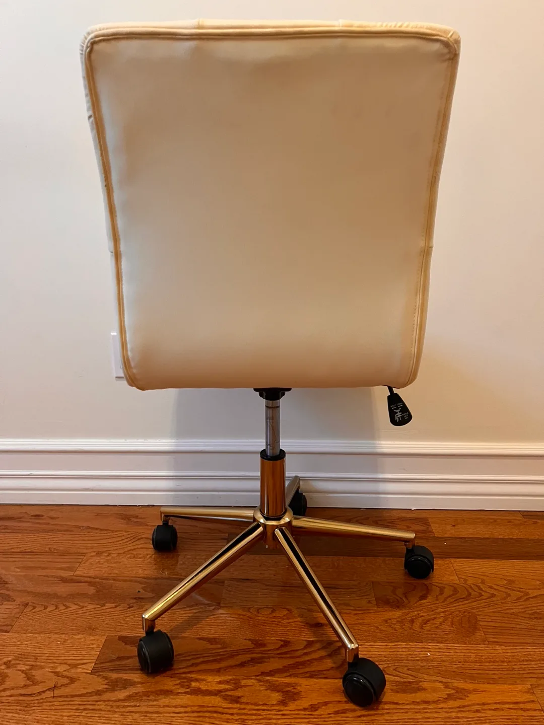 Gold Base Office Chair with Crystal Buttons image indicator(3)