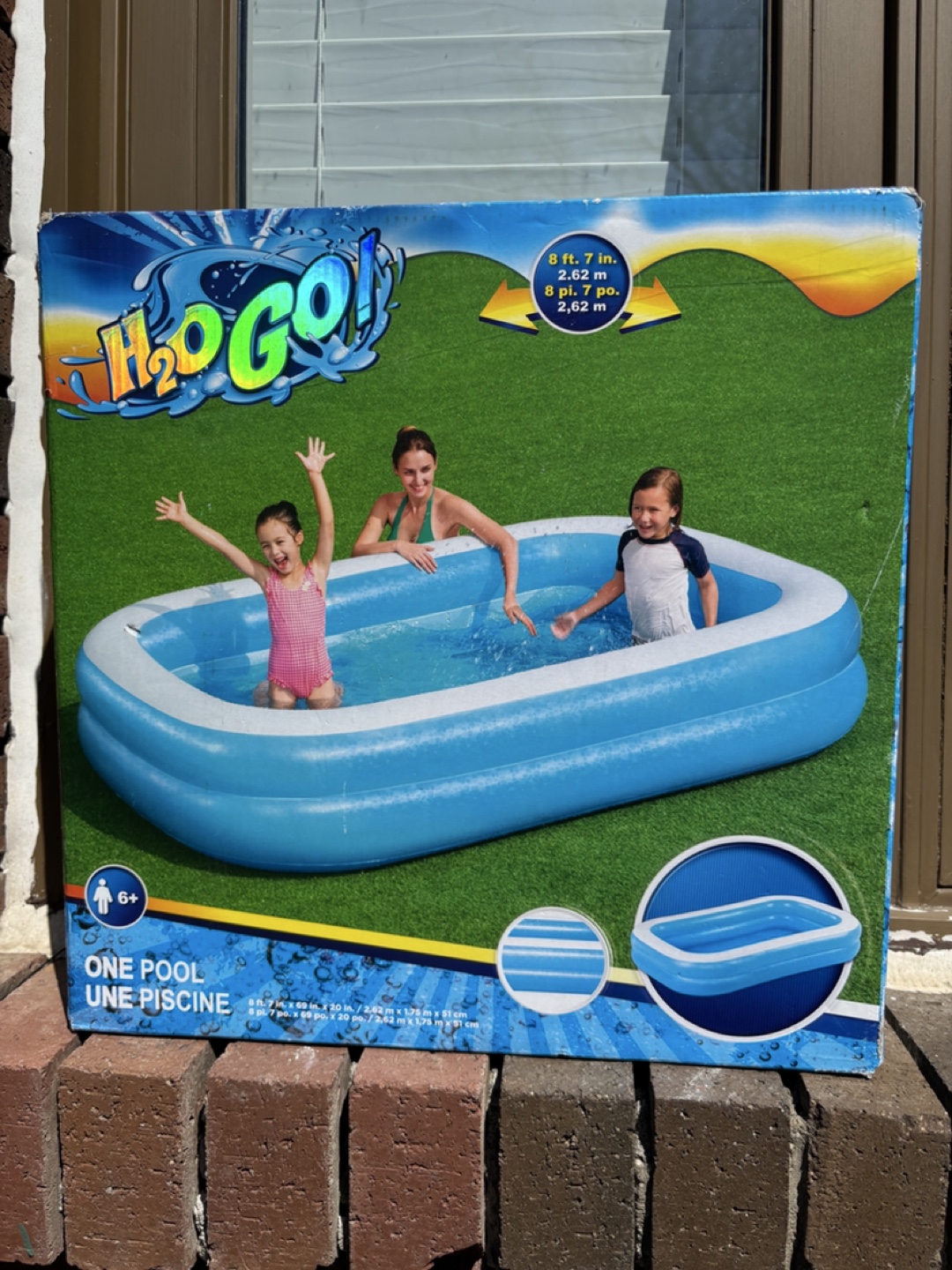 H₂OGO Inflatable Pool - NEW