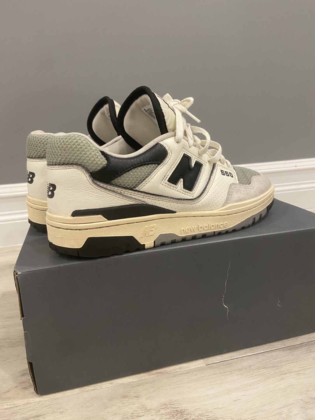 NewBalance 550’s Sea Salt with Black - photo 5
