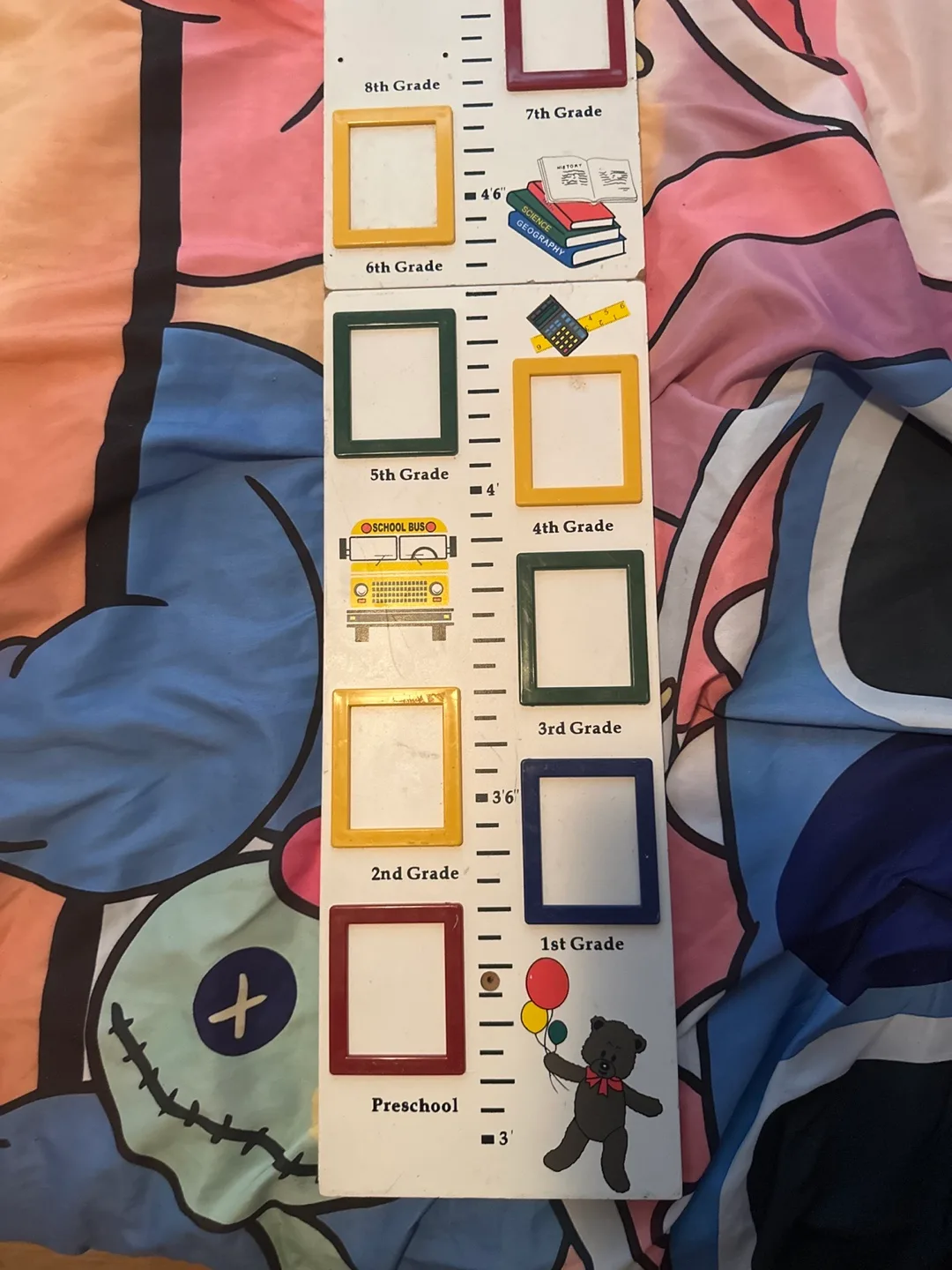 Vintage My Growing Years Height Chart🧡 image indicator(2)