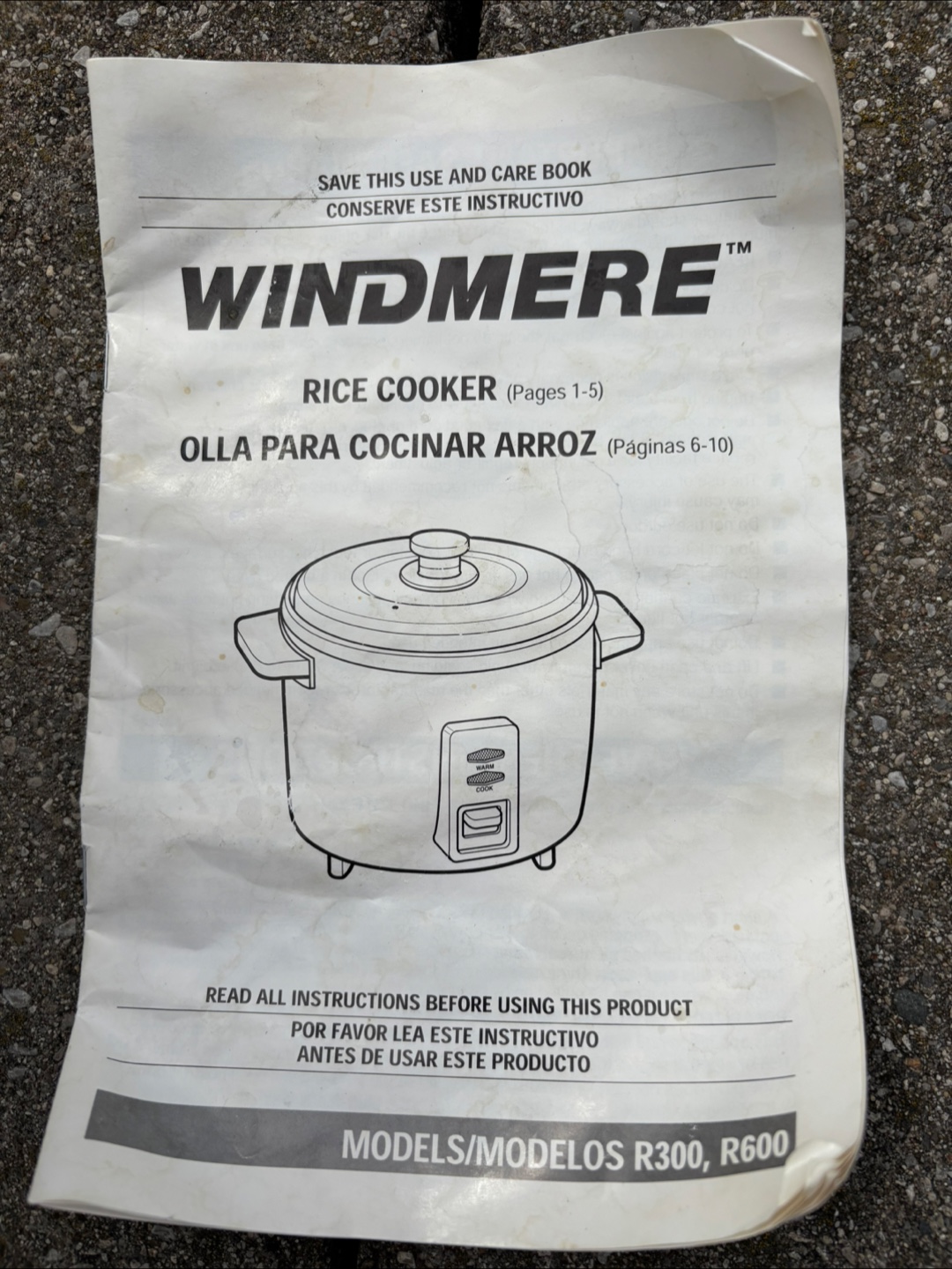 Windmere Rice Cooker R300 or R600 - photo 3