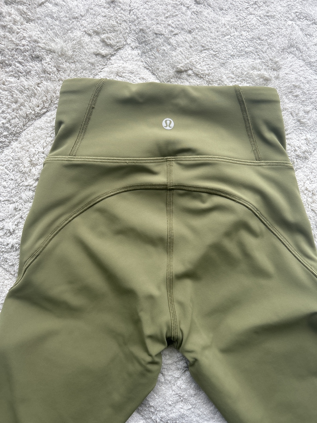 Lululemon High-Rise Leggings - Size 4 - Olive Green - photo 2