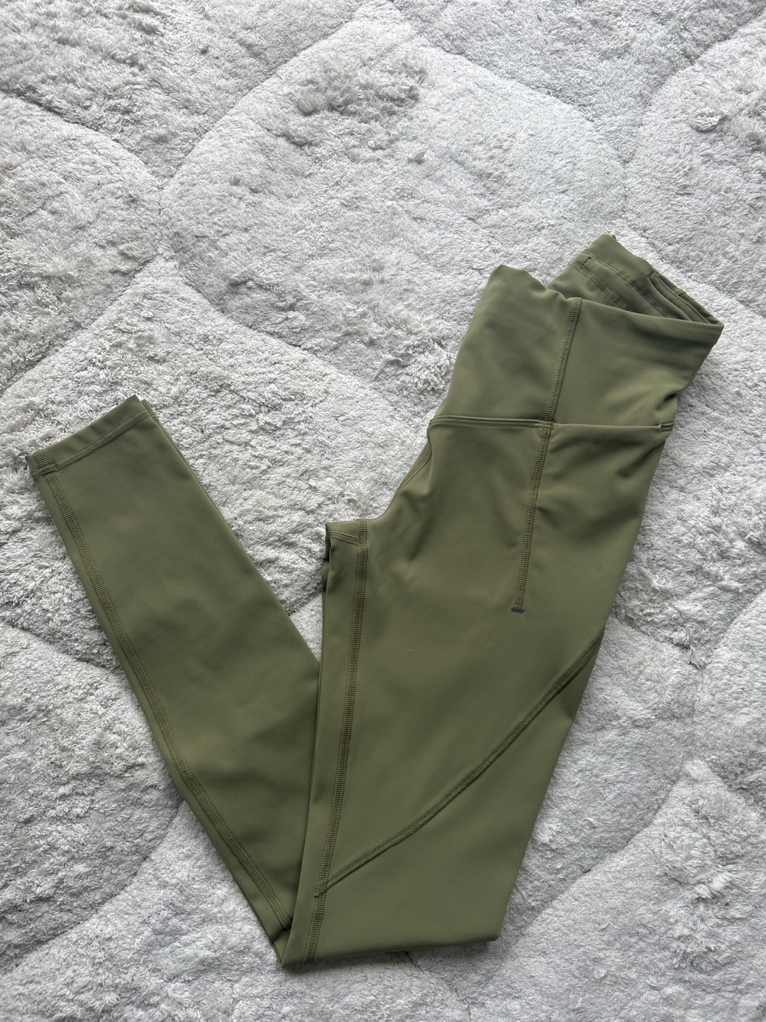 Lululemon High-Rise Leggings - Size 4 - Olive Green