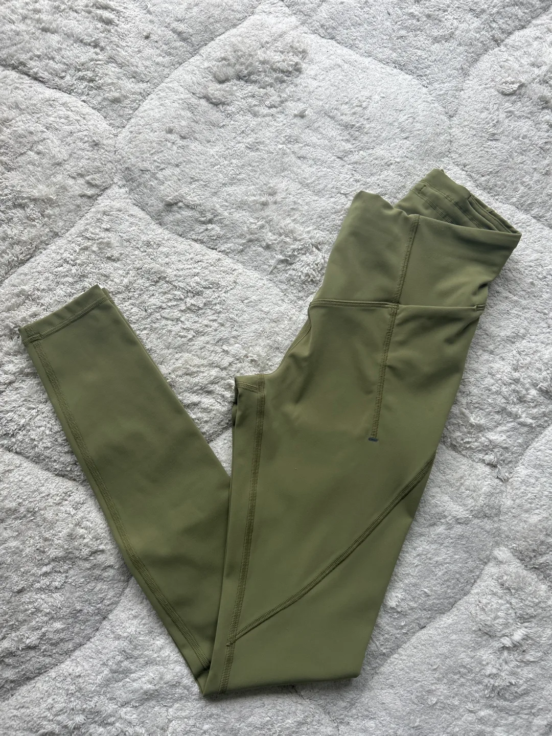 Lululemon High-Rise Leggings - Size 4 - Olive Green thumbnail
