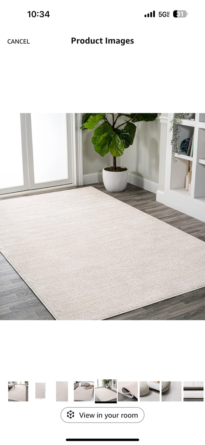 Jonathan Y SEU100D-8 Haze Solid Low-Pile Indoor Area Rug - photo 2