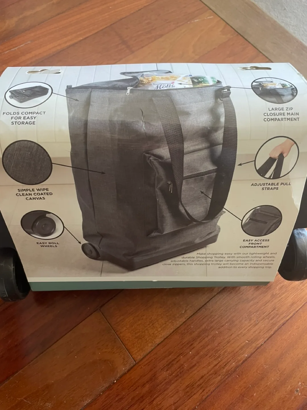 Outdoor Stuff Foldable Shopping Trolley image indicator(2)