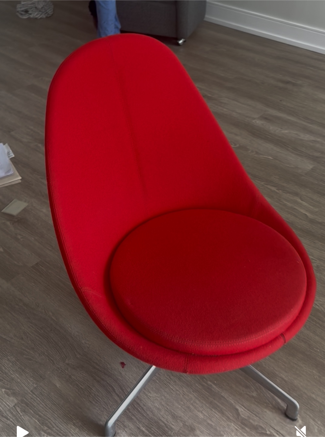 Red Swivel Chair