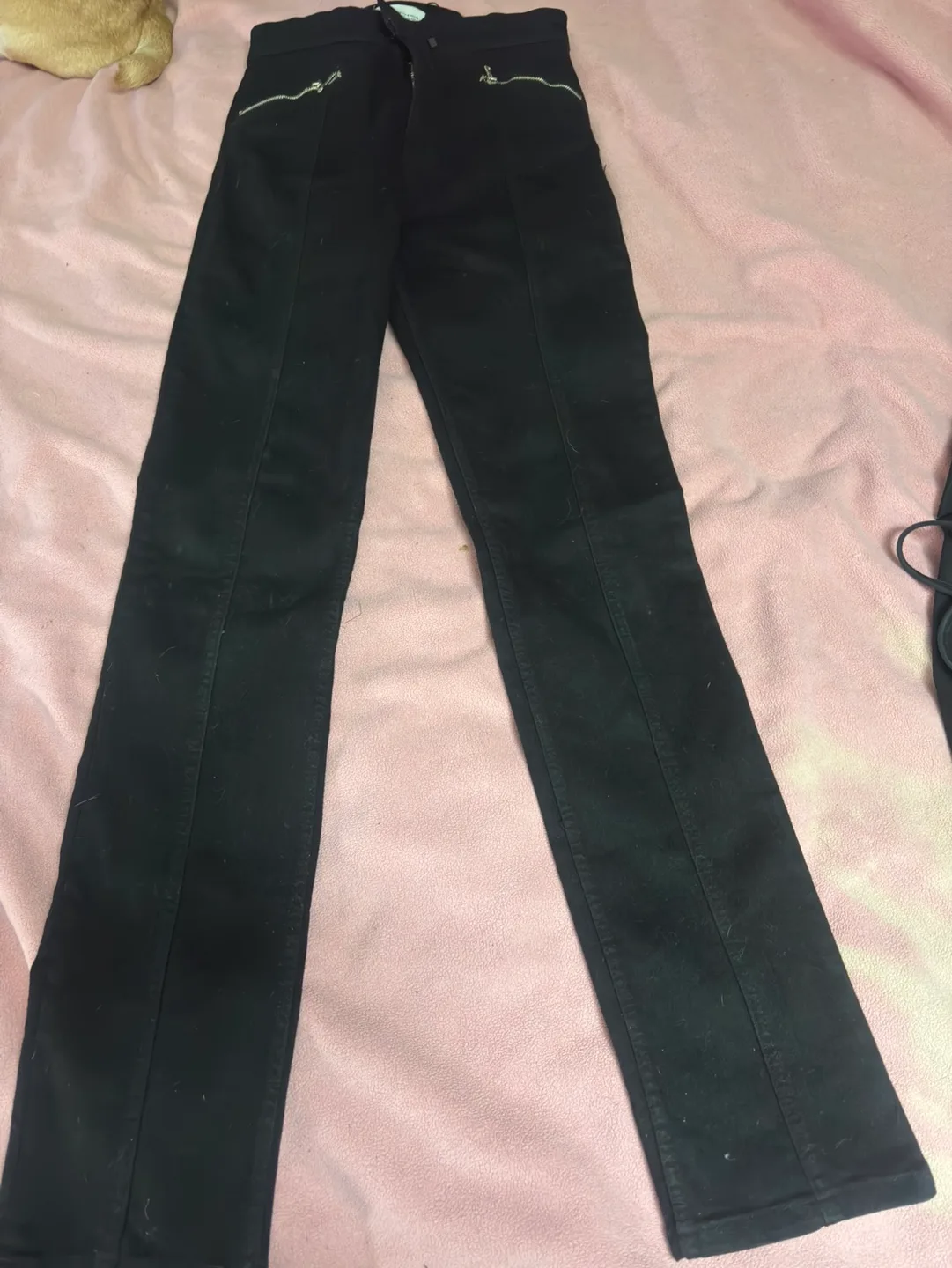 Zara Black Pants Size 165/88A thumbnail