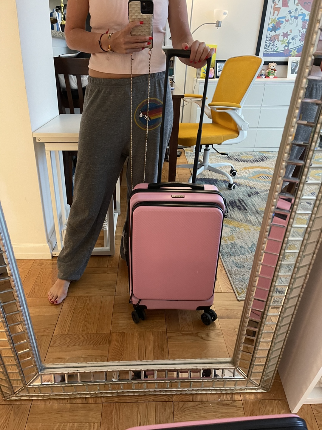 Calpak  Carry-on Suitcase -  Barbie Pink - photo 5