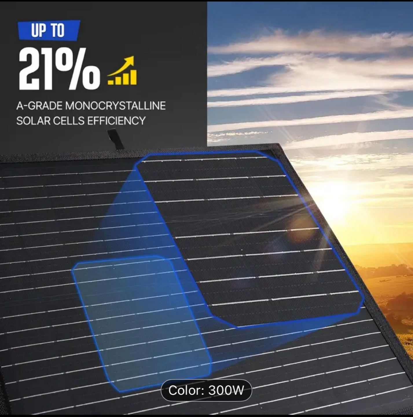 120W Portable Foldable Solar Panel - photo 3