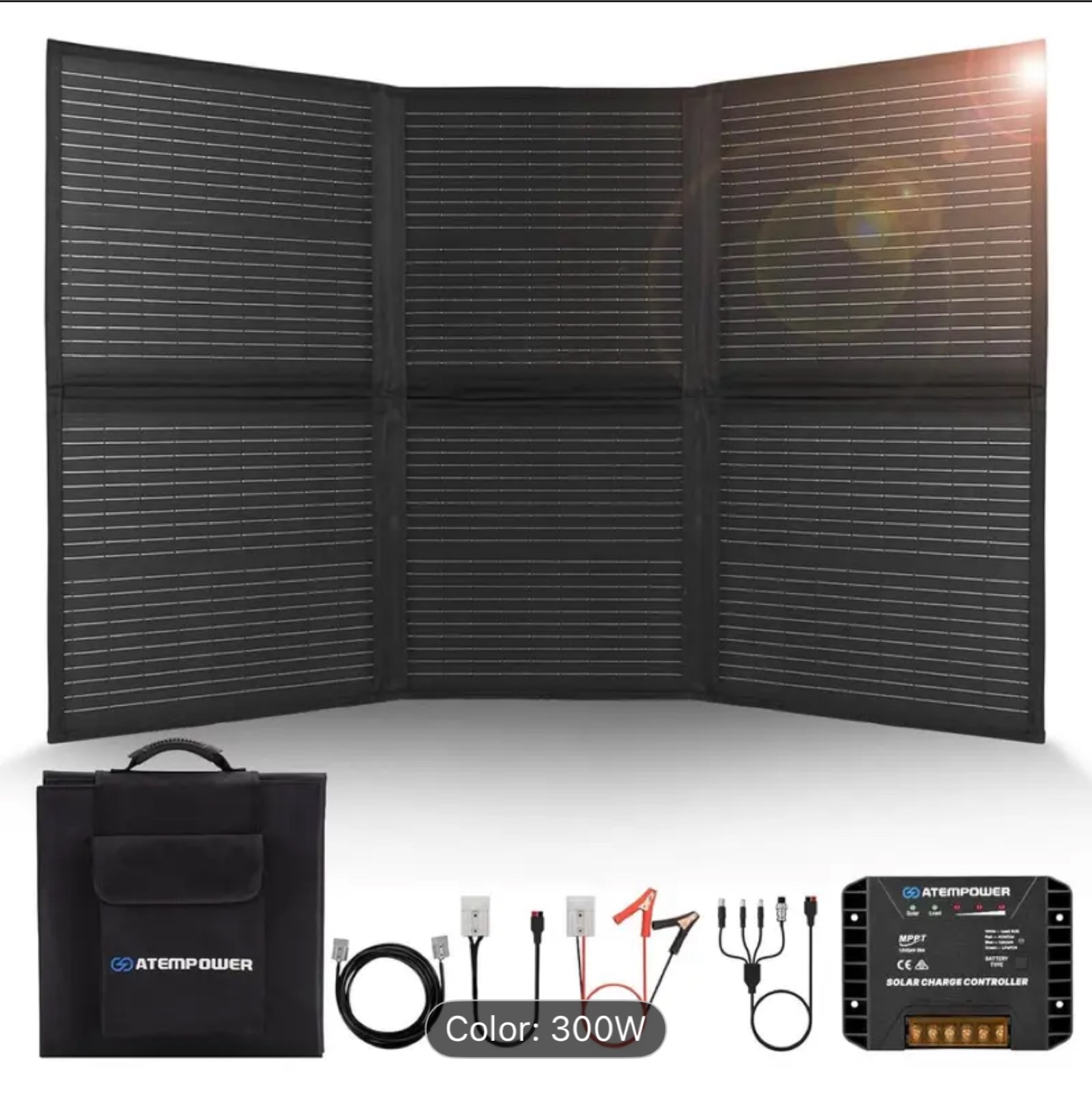 120W Portable Foldable Solar Panel